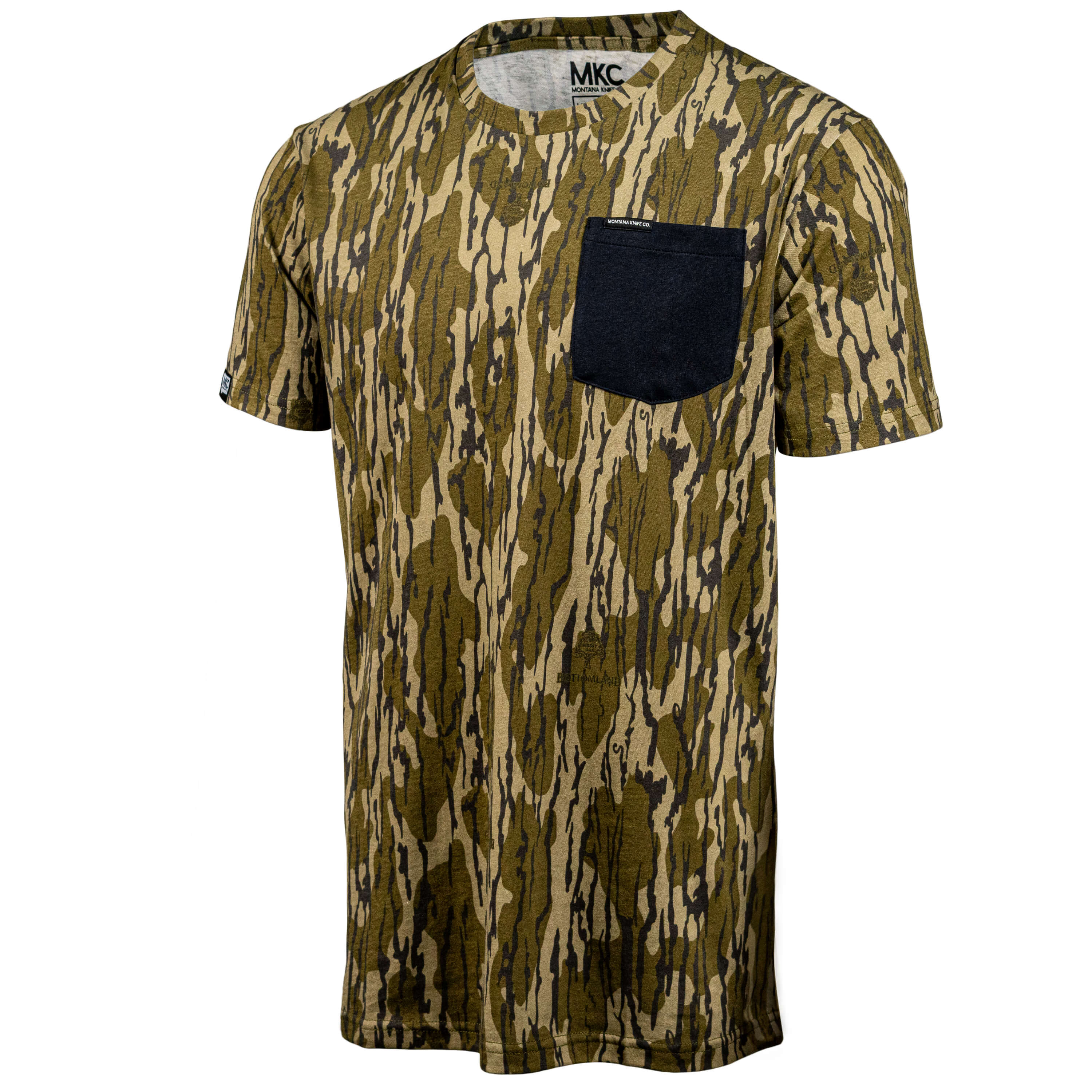 MKC X MOSSY OAK BOTTOMLAND POCKET TEE - CAMO