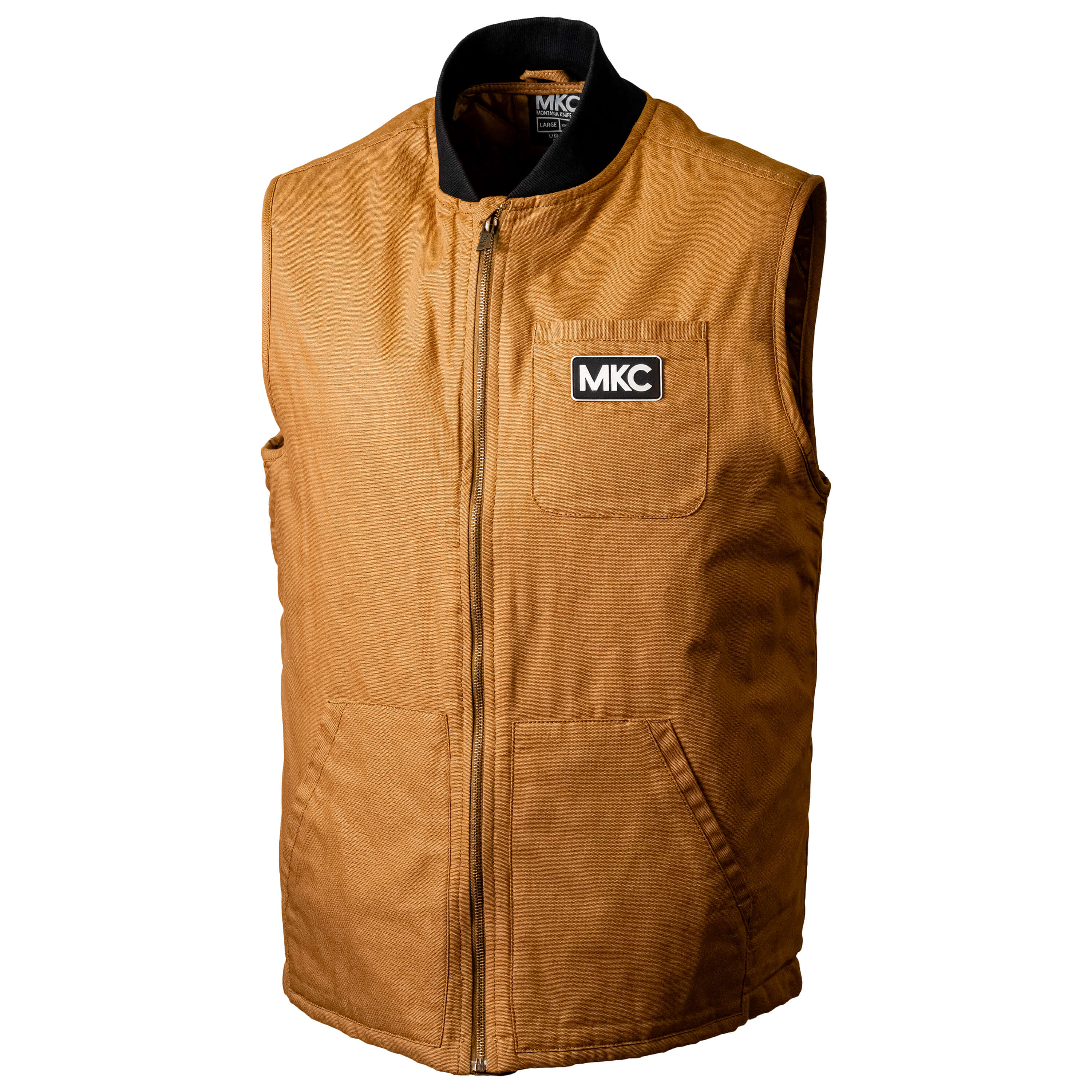 MKC CANVAS WORK VEST - TAN