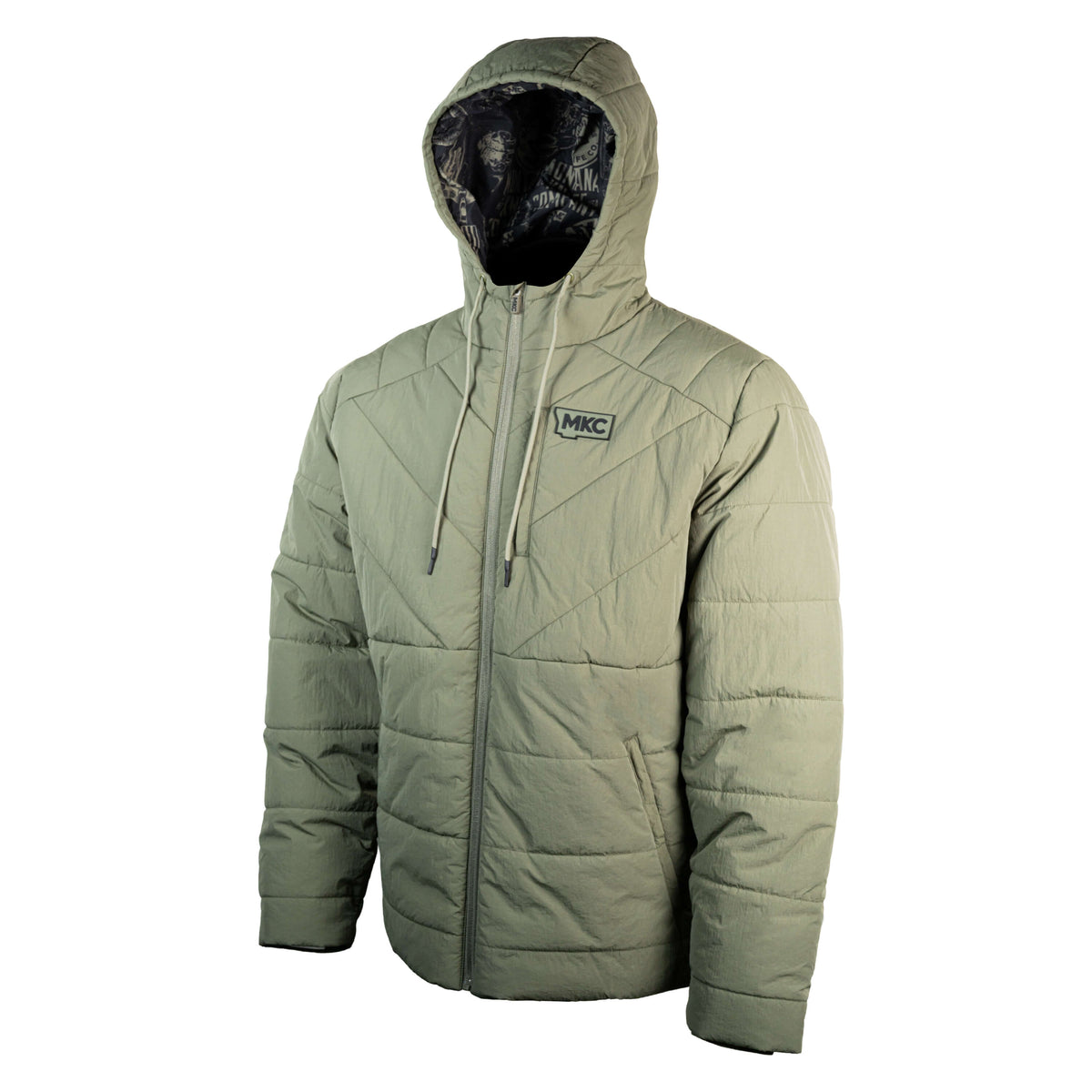 GRINNELL PUFFY ZIP JACKET 2.0 - OLIVE