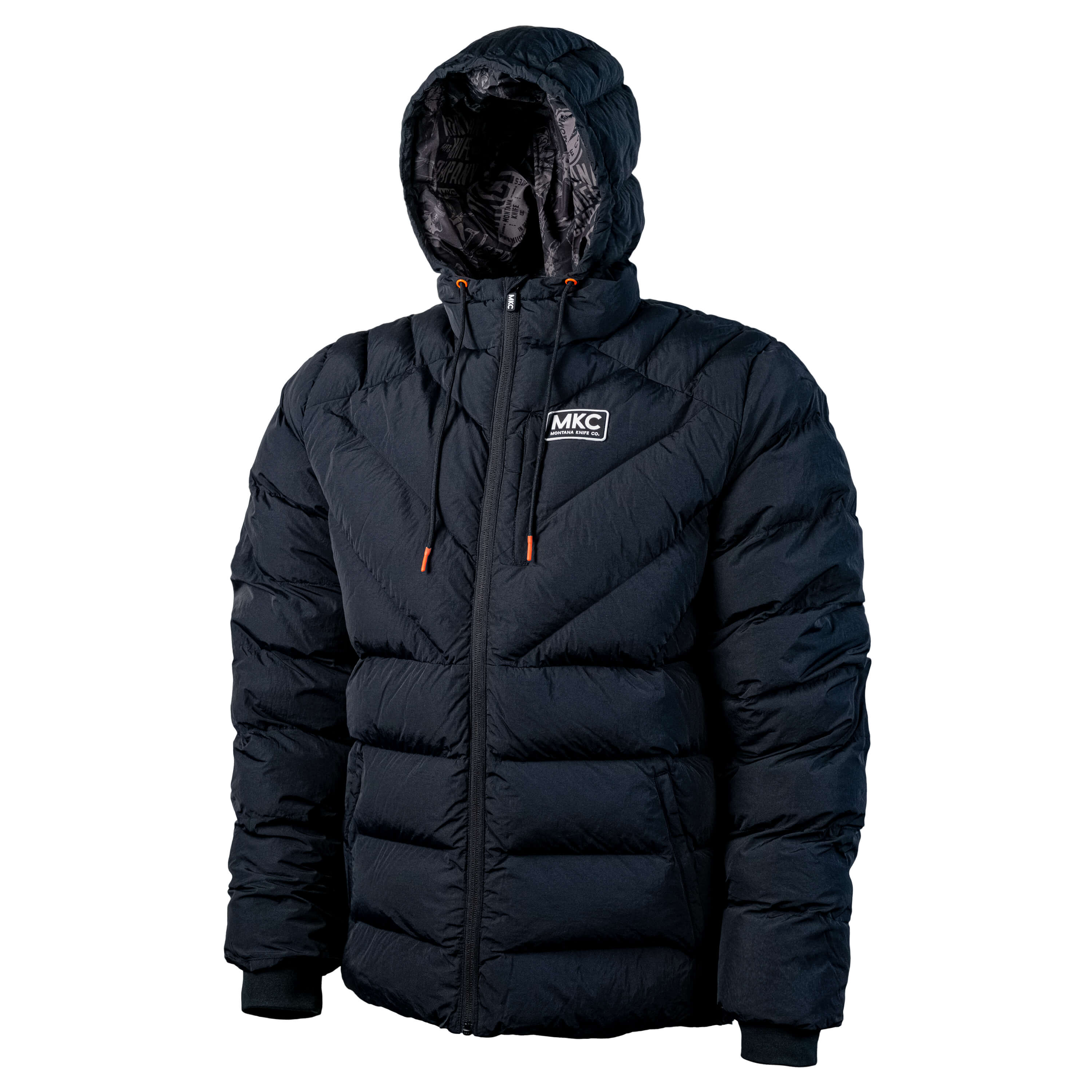 GRINNELL PUFFY ZIP JACKET - BLACK