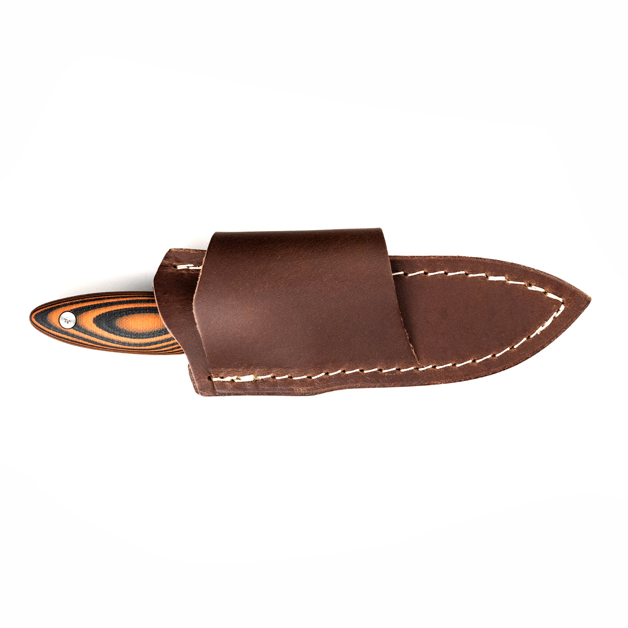 JACKSTONE LEATHER SHEATH - HORIZONTAL BELT CARRY