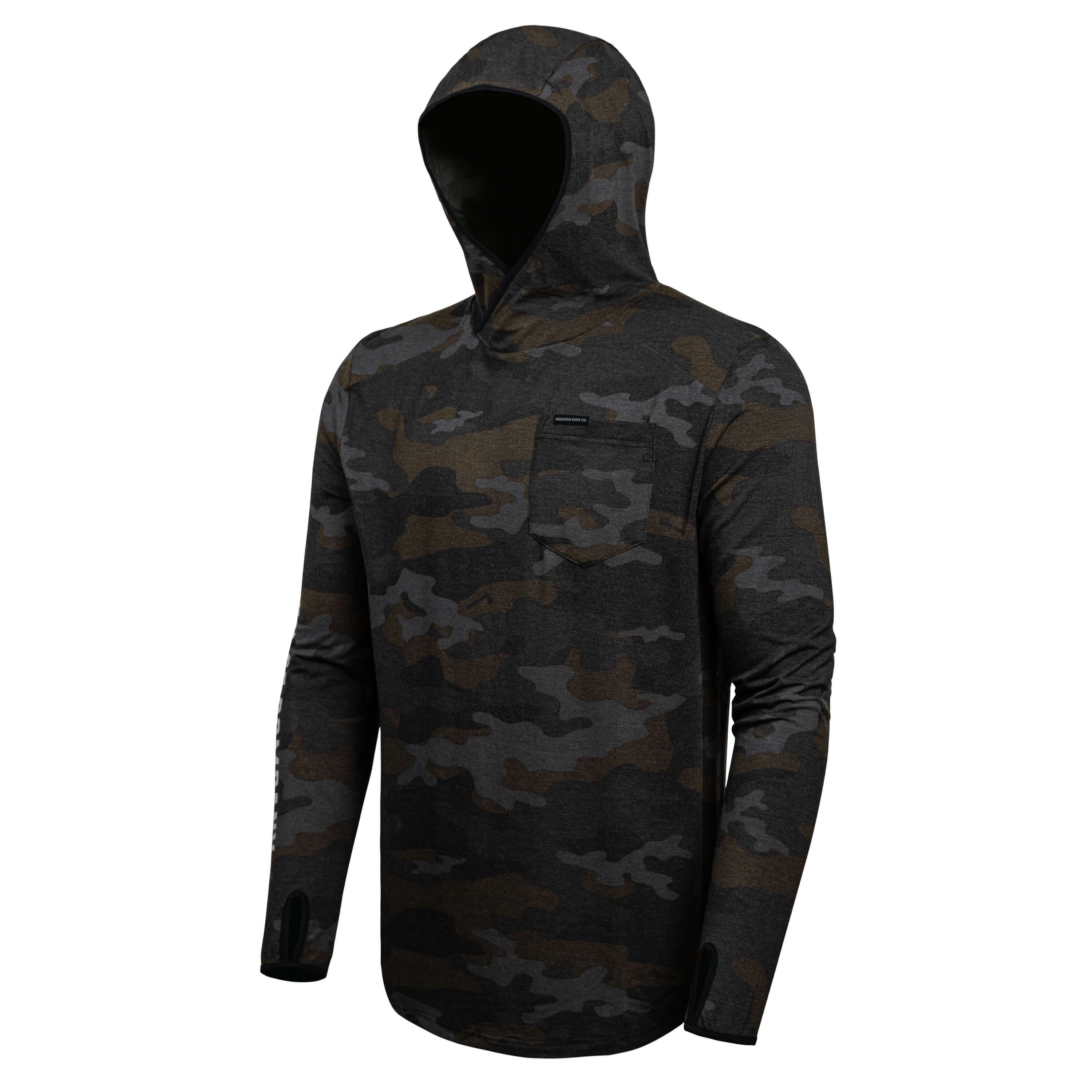 SUN RIVER BAMBOO HOODIE - DARK MKC CAMO