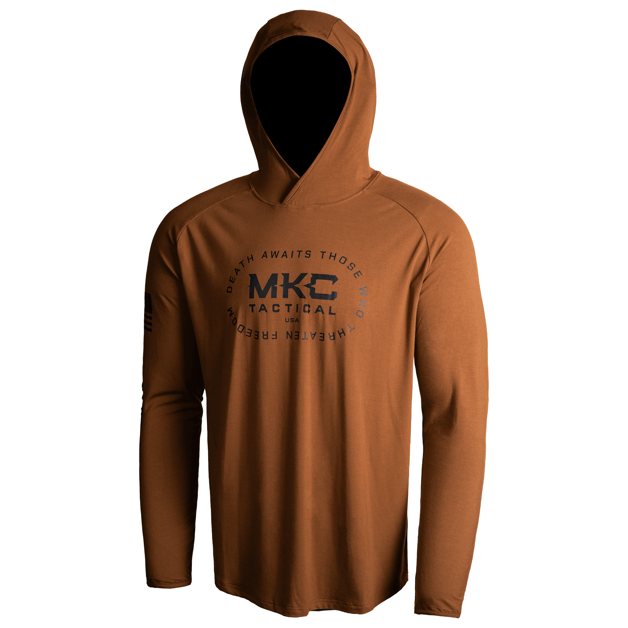 TACTICAL LIGHTWEIGHT BAMBOO HOODIE - COYOTE