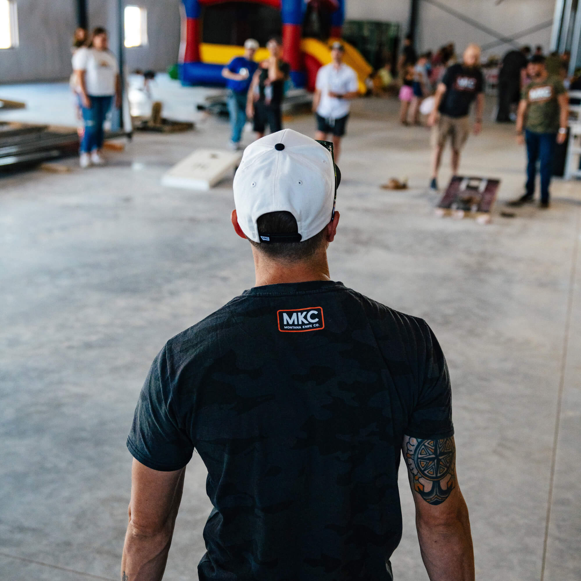 MKC LOGO TEE - DARK WOODLAND CAMO