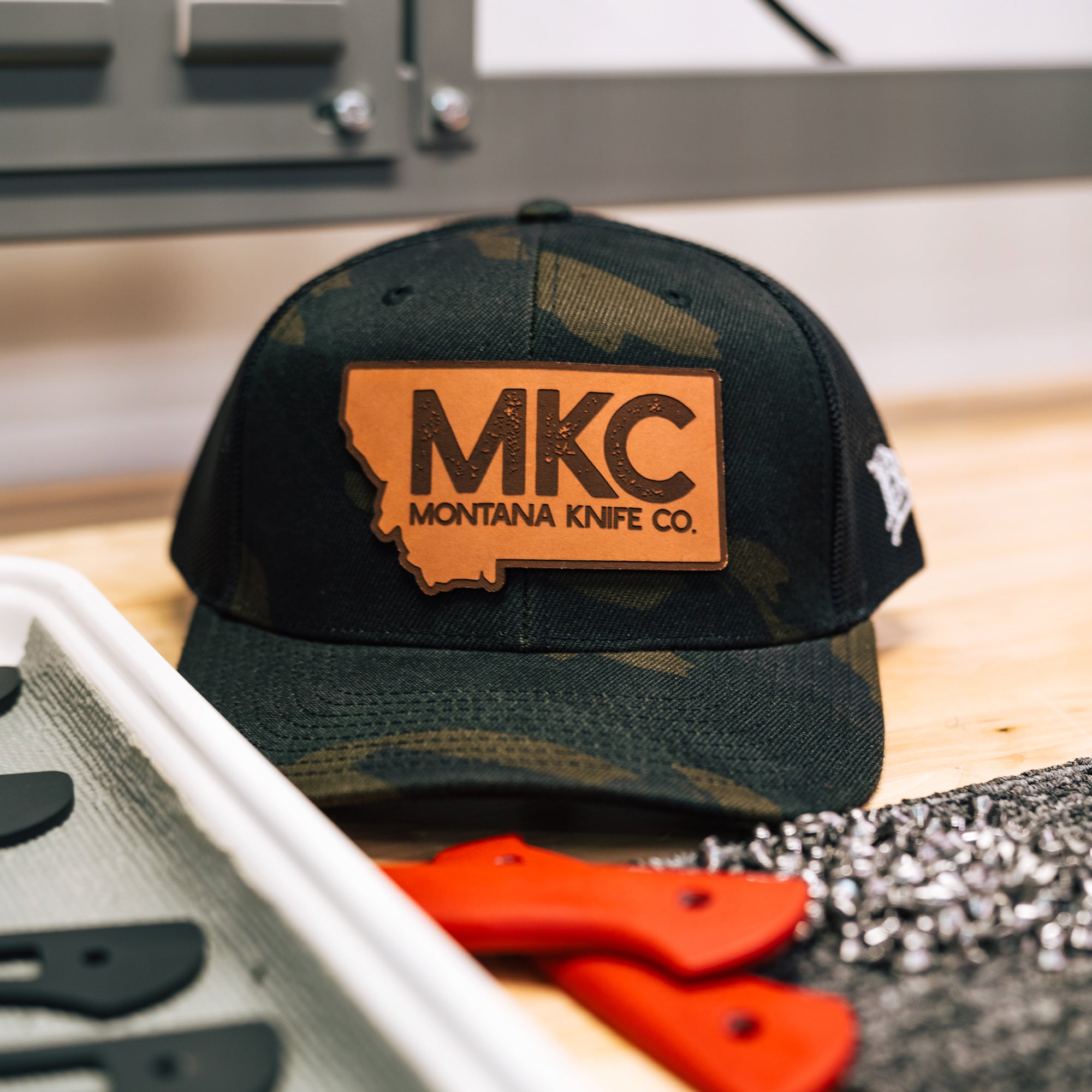 MKC STATE PATCH - CAMO TRUCKER SNAPBACK