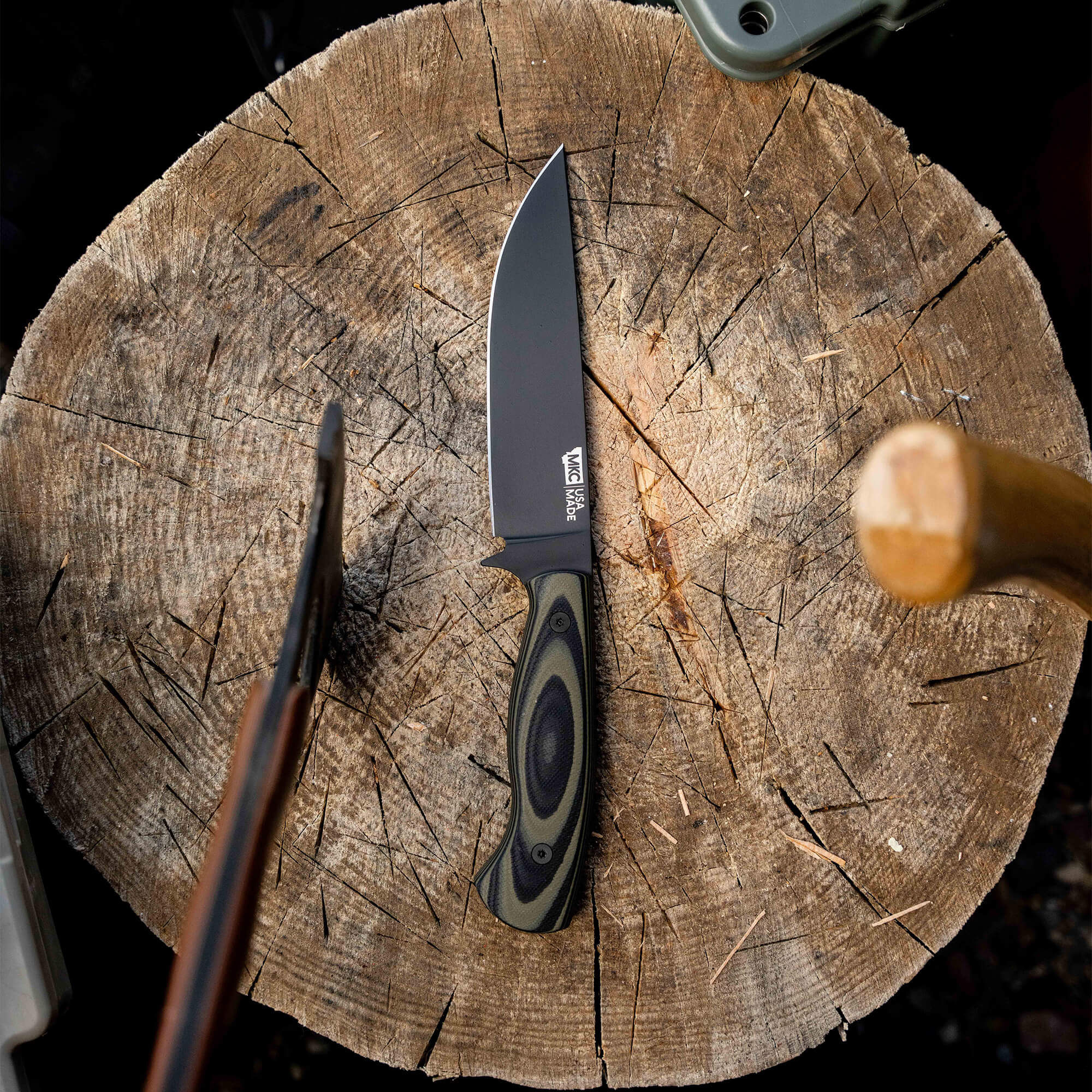 SUPER CUB - DROP POINT HUNTER - GREEN & BLACK