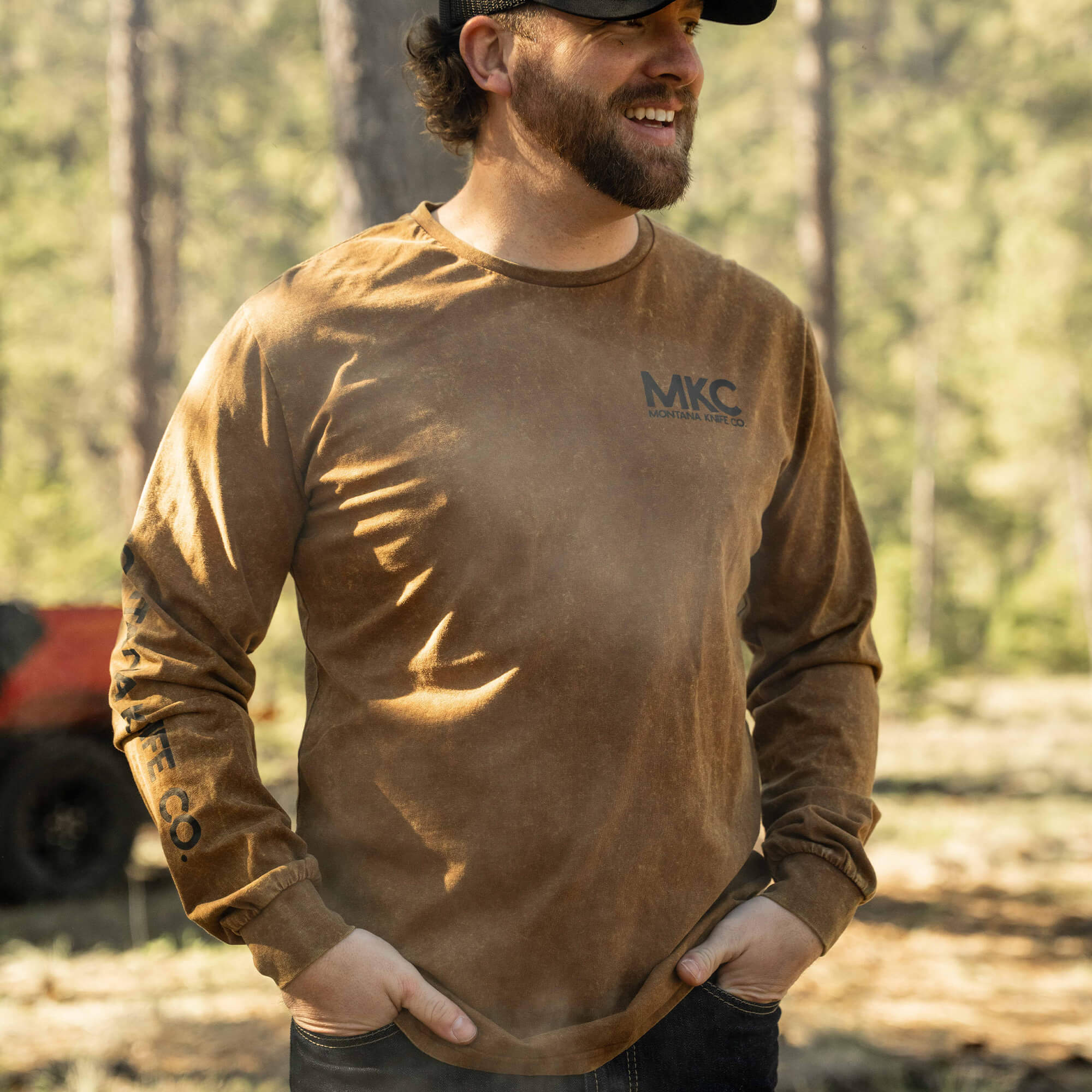 MKC STONEWASH LONG SLEEVE - COYOTE