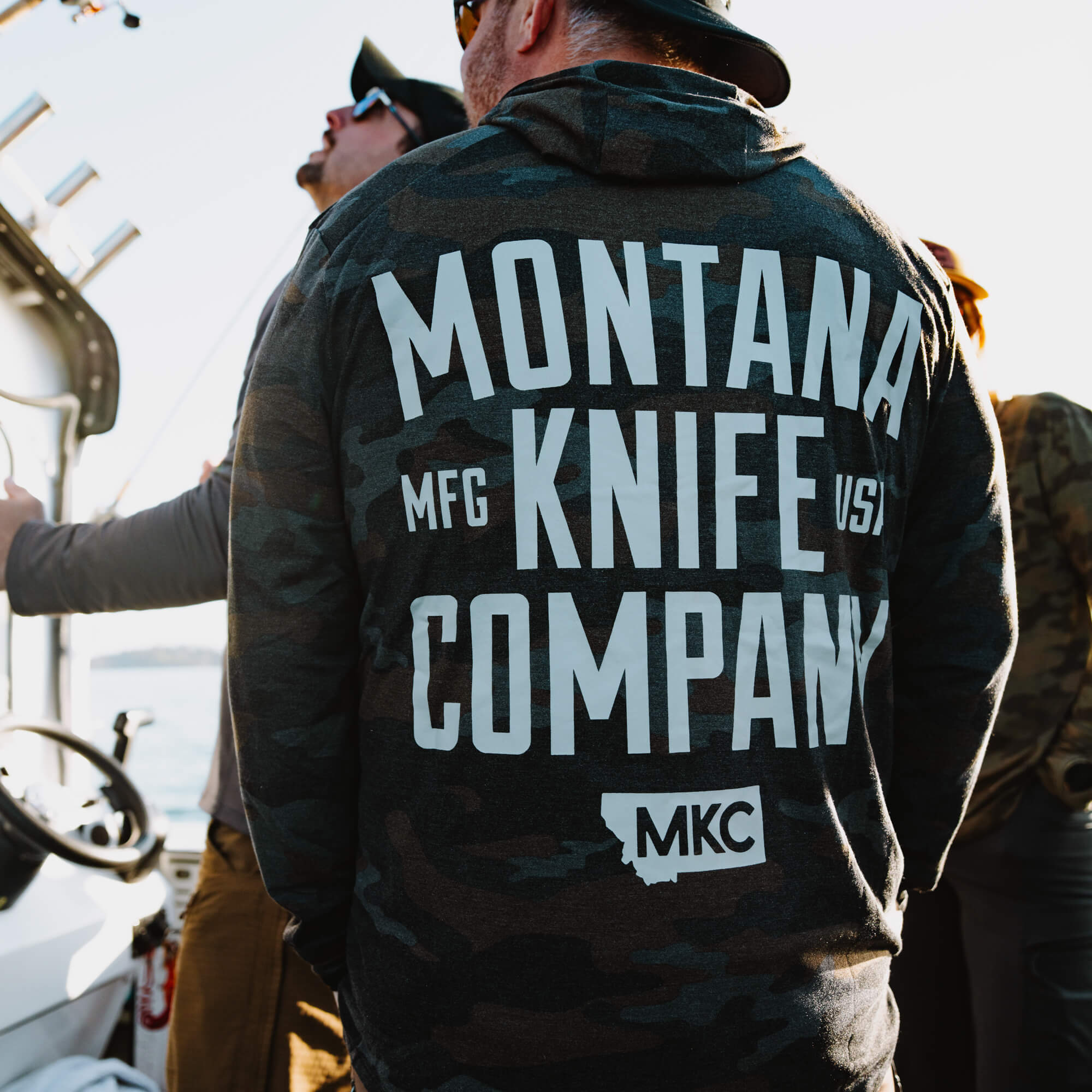 SUN RIVER BAMBOO HOODIE - DARK MKC CAMO