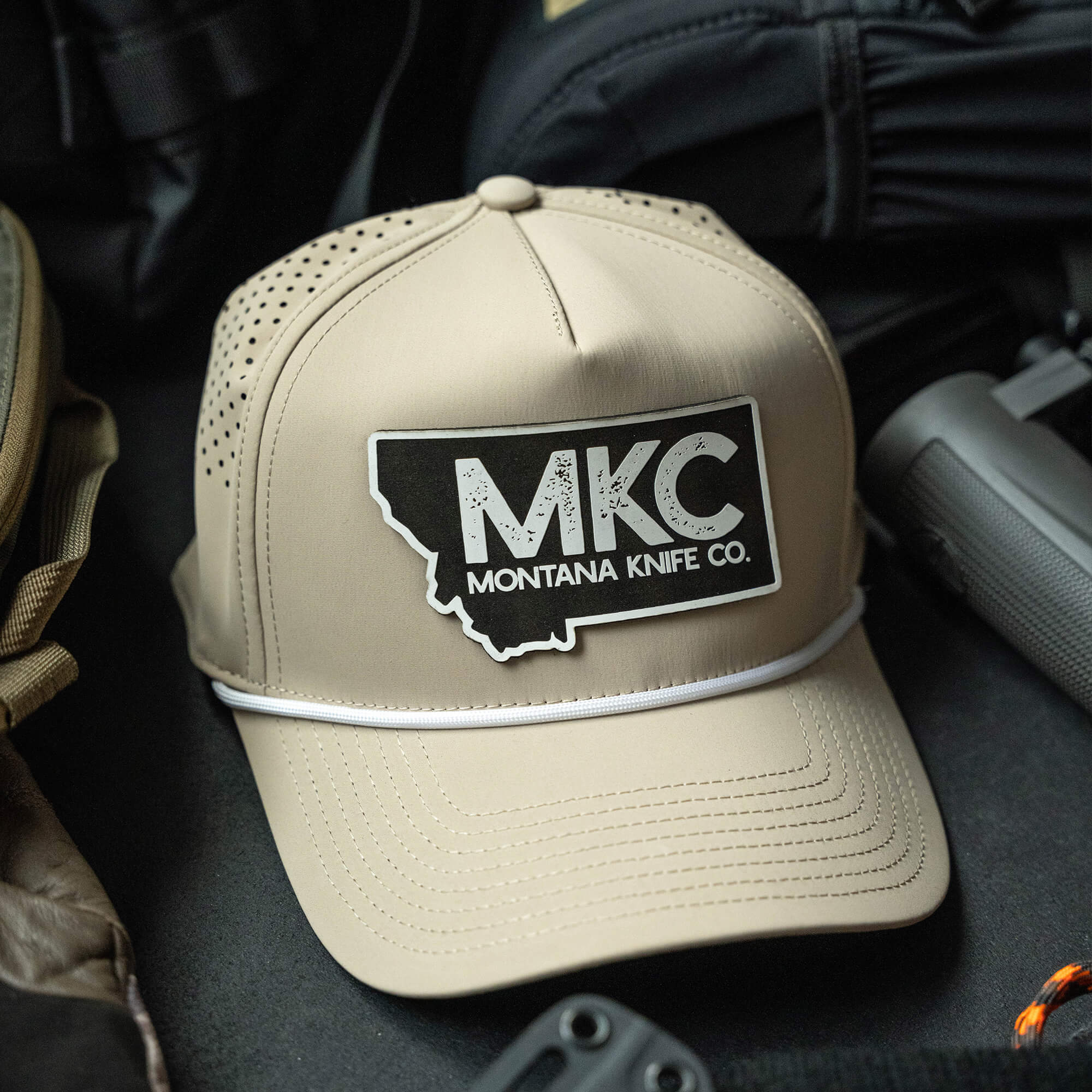 MKC BIG STATE PATCH - ROPE HAT - DESERT