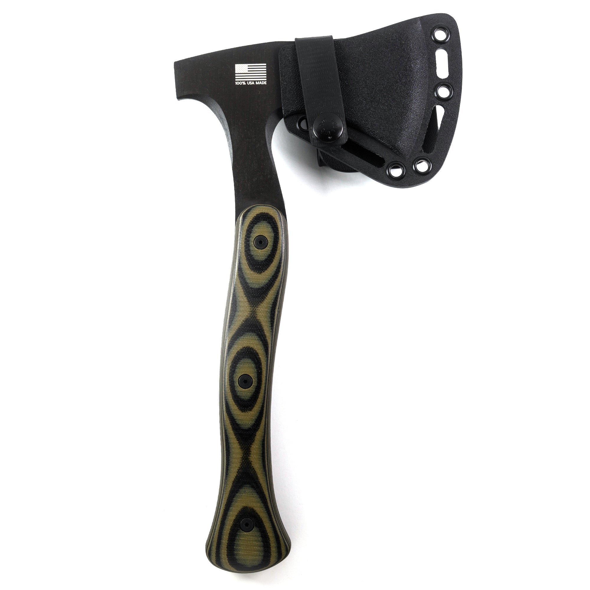 HELLGATE HATCHET - GREEN & BLACK