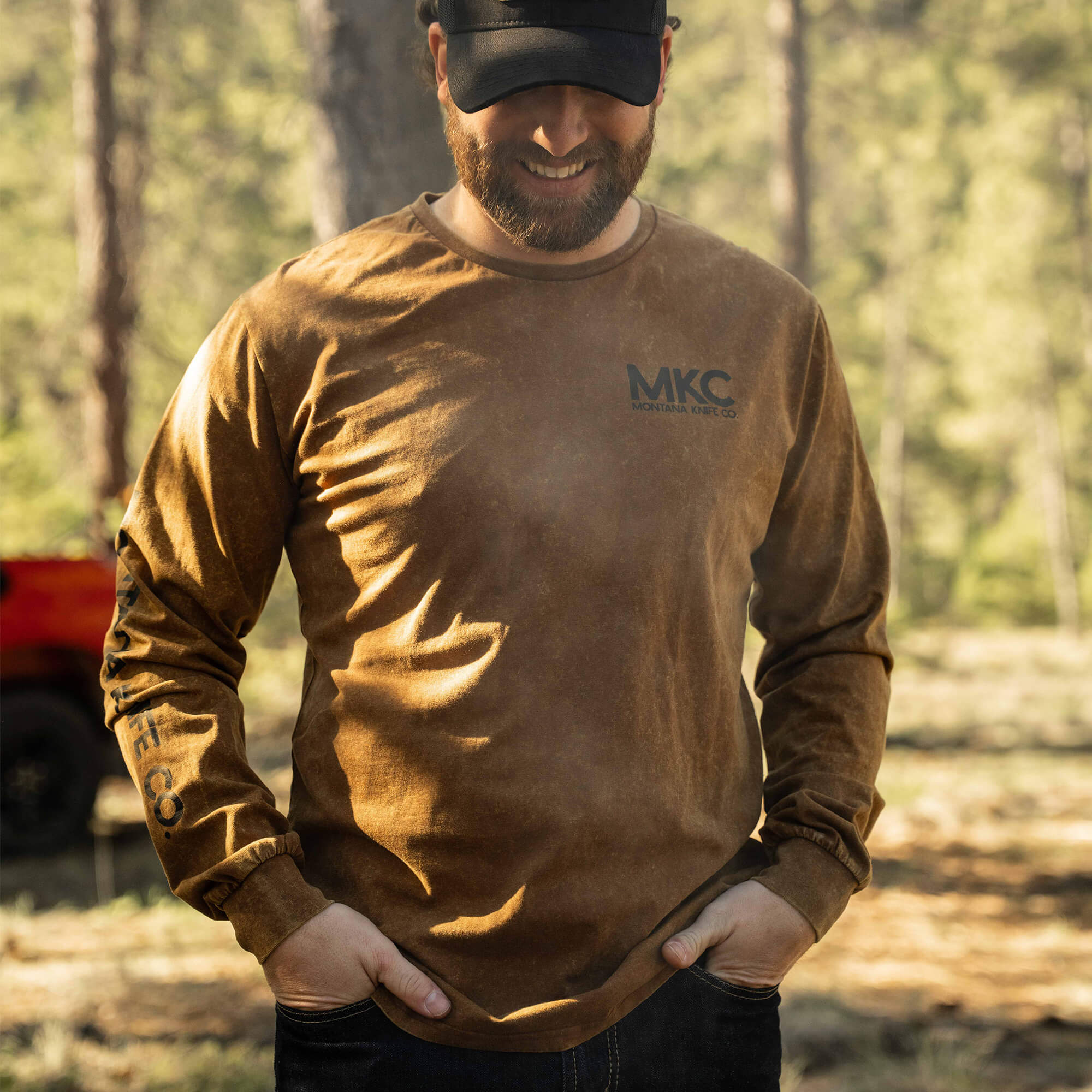 MKC STONEWASH LONG SLEEVE - COYOTE