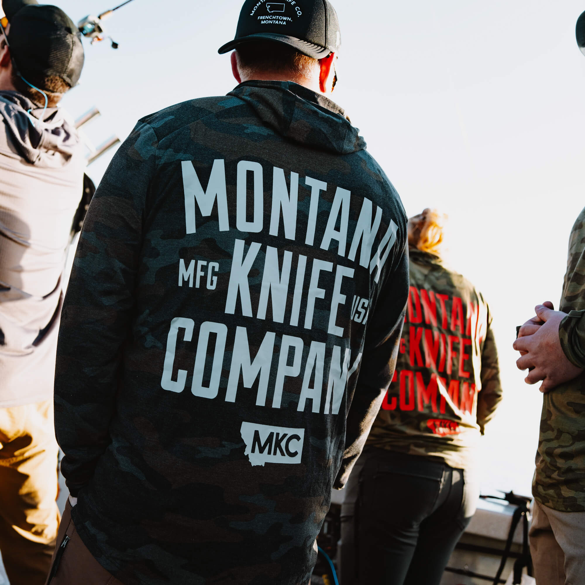 SUN RIVER BAMBOO HOODIE - DARK MKC CAMO