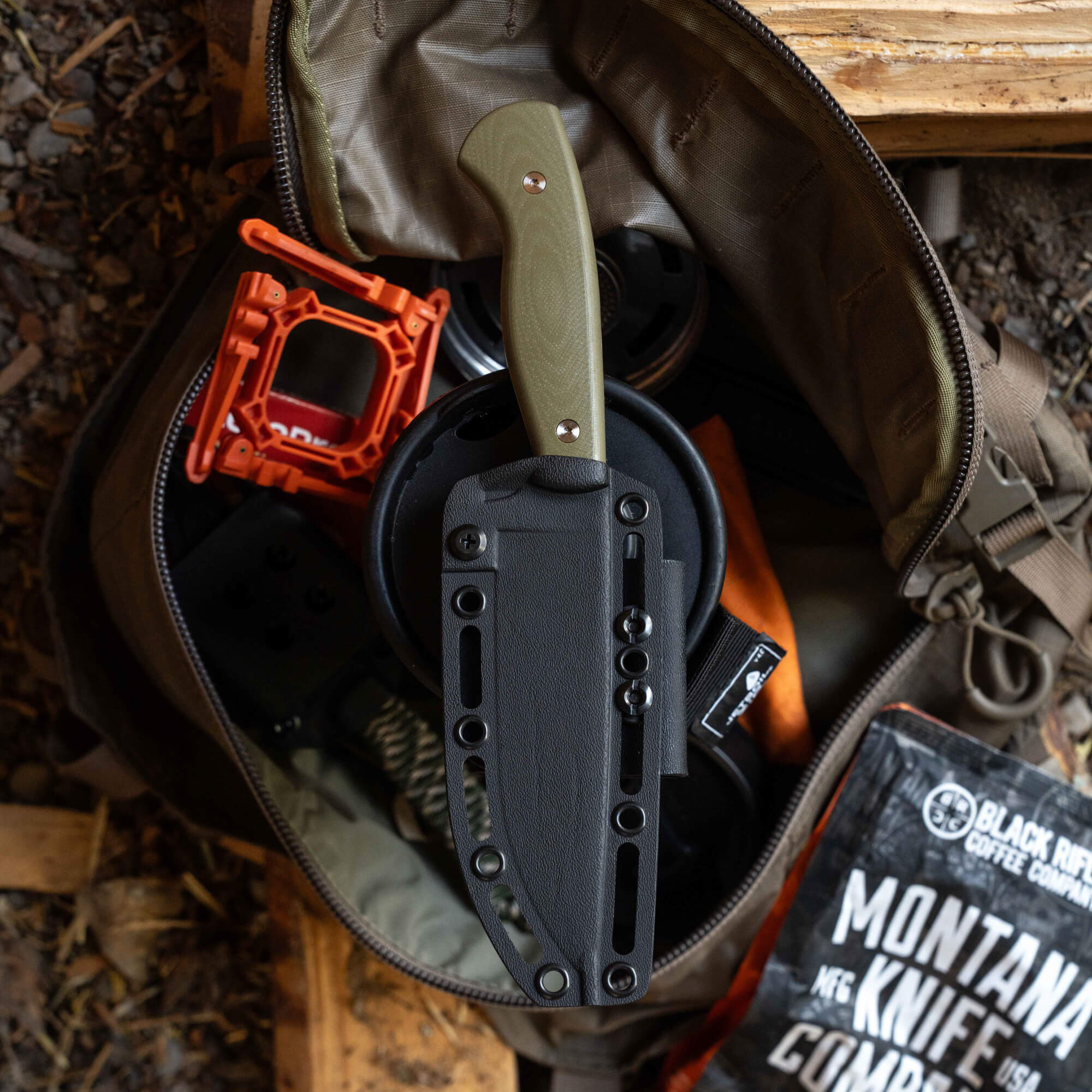 MAGNACUT SUPER CUB - DROP POINT HUNTER - OLIVE