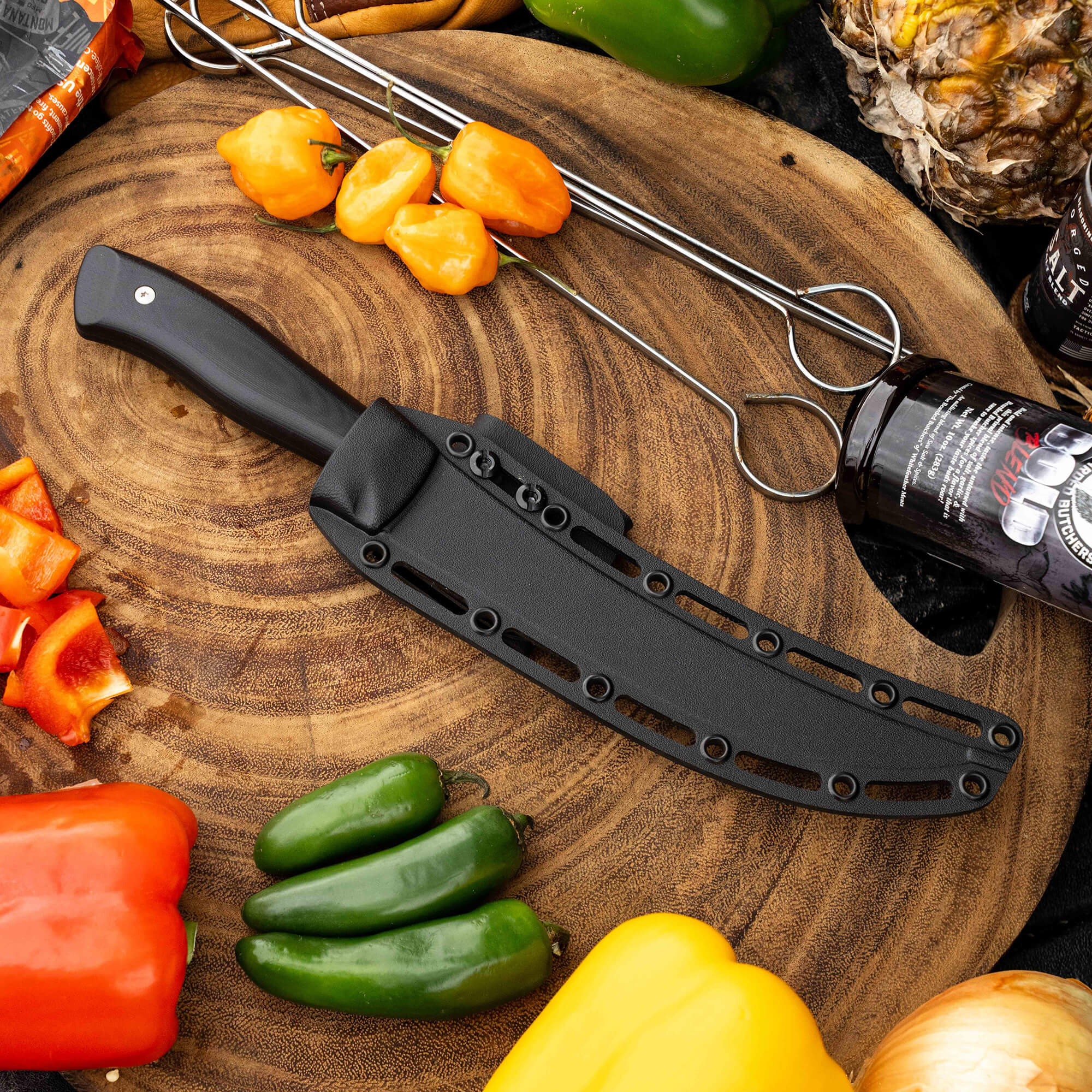 BREAKING BUTCHER KNIFE - PVD - BLACK