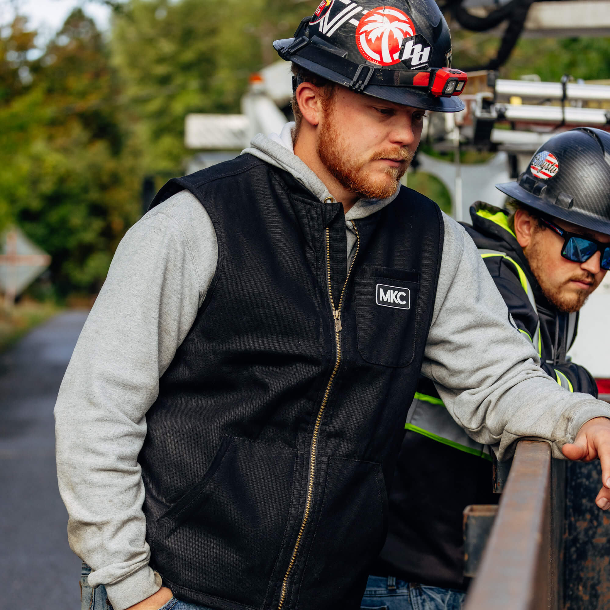 MKC CANVAS WORK VEST - BLACK