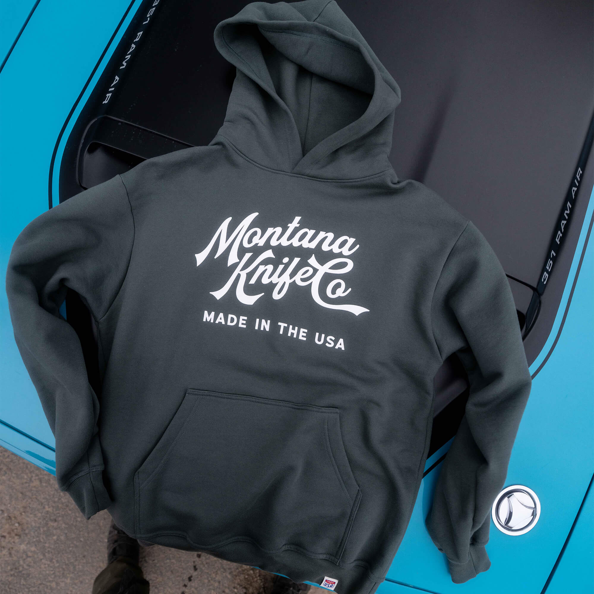 MKC HERITAGE HOODIE - GREEN - USA MADE