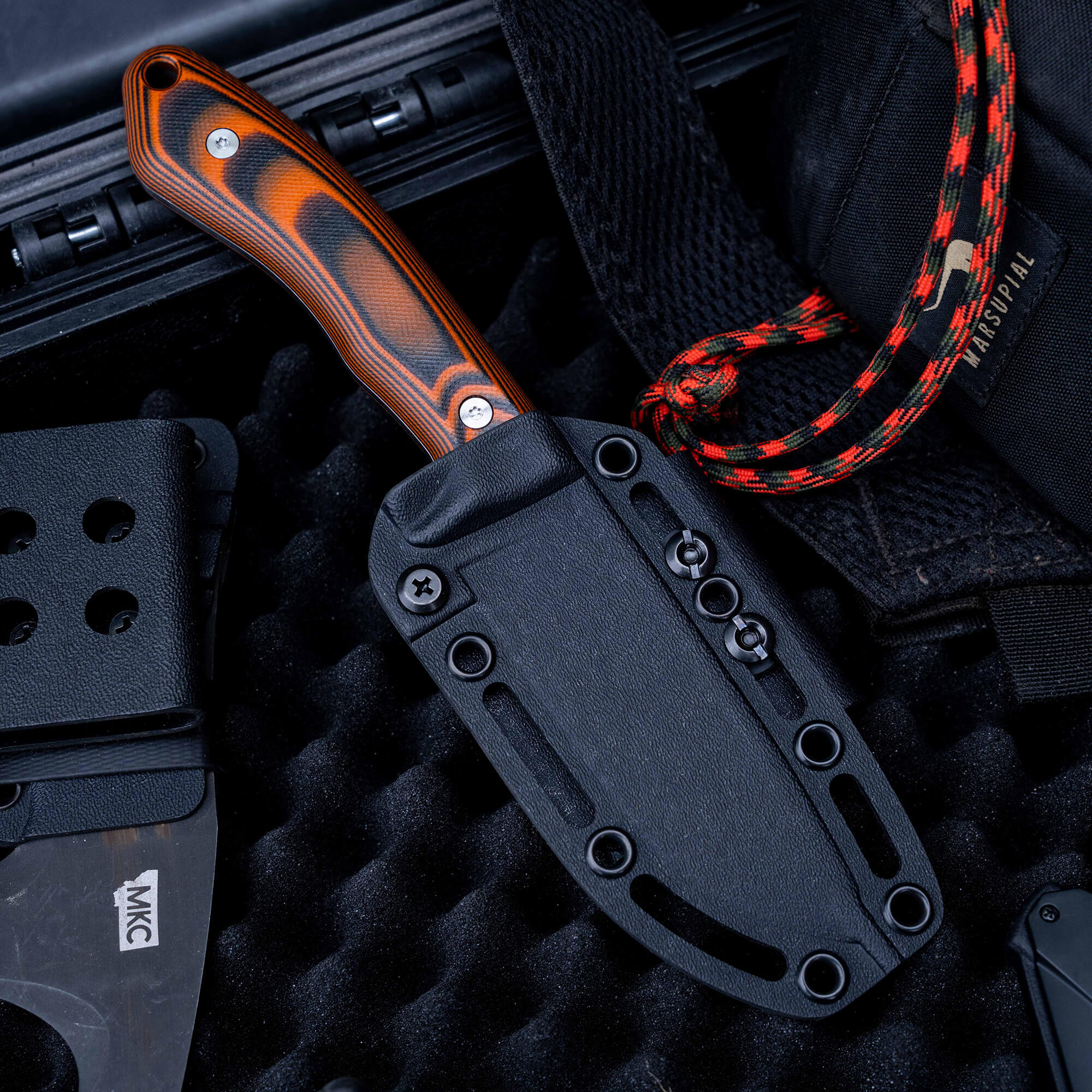 MULE DEER - ORANGE & BLACK