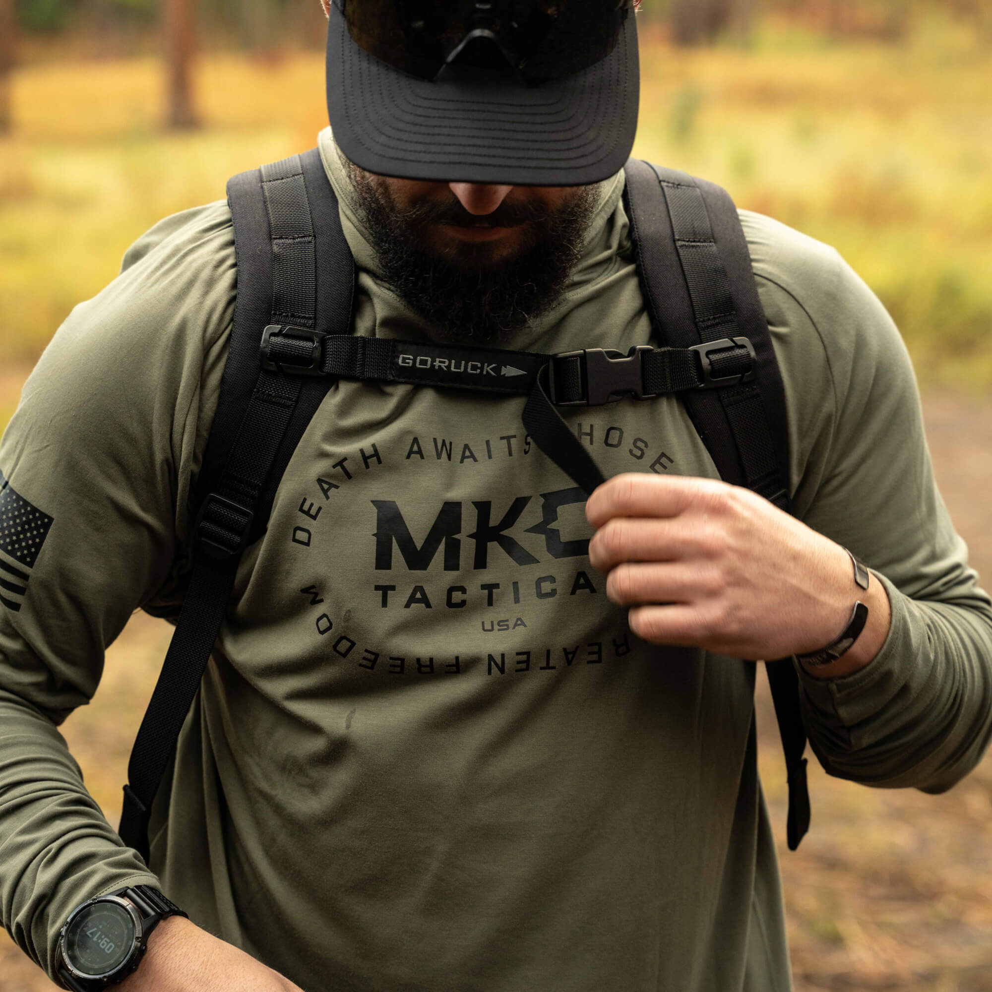 TACTICAL LIGHTWEIGHT BAMBOO HOODIE - OD GREEN