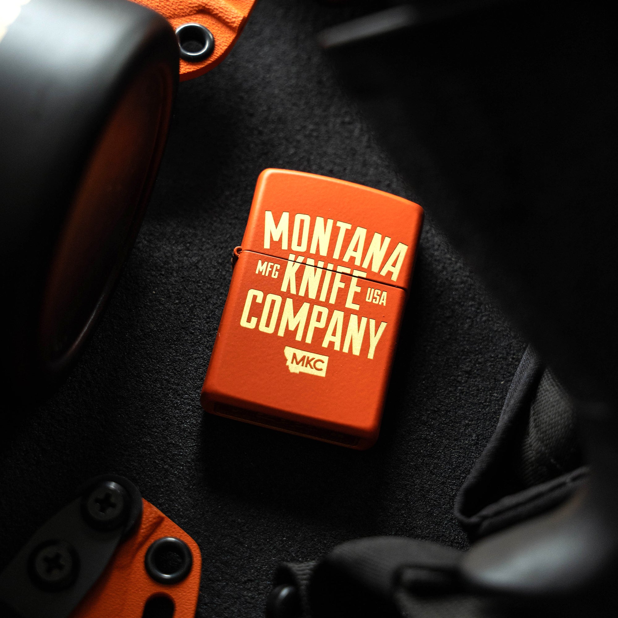 LIMITED EDITION BLAZE ORANGE CERAKOTE - ZIPPO LIGHTER - USA MADE