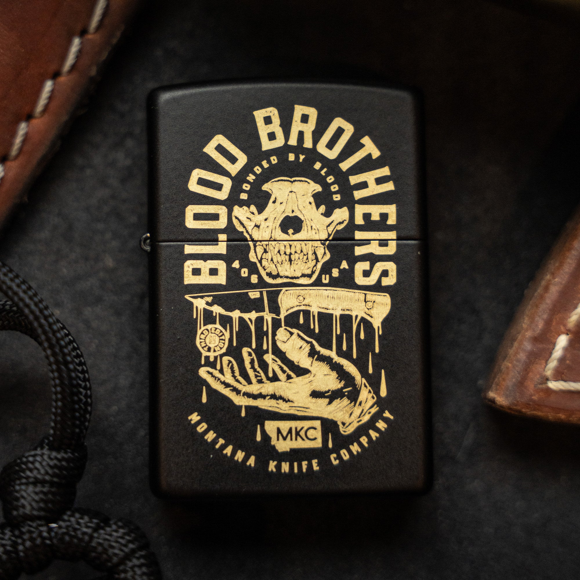 MKC BLOOD BROTHERS ZIPPO - EXCLUSIVE - USA MADE