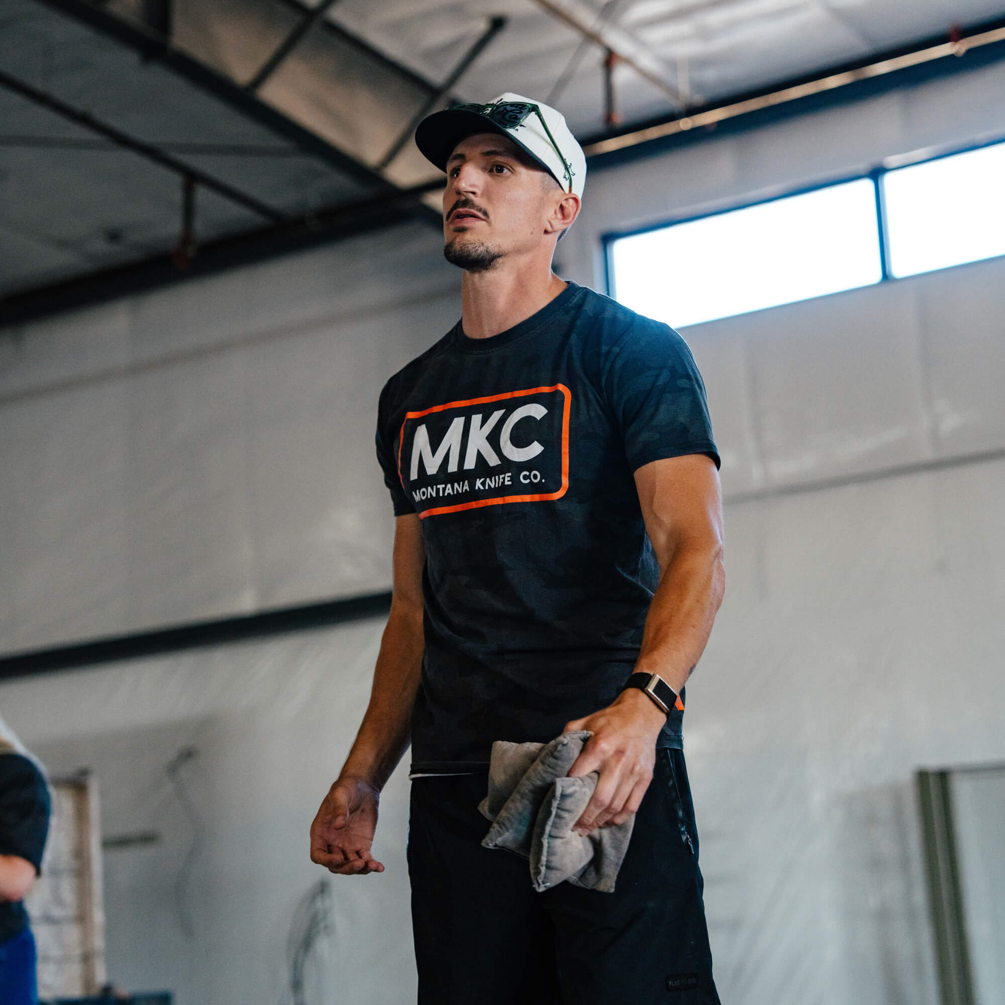 MKC LOGO TEE - DARK WOODLAND CAMO