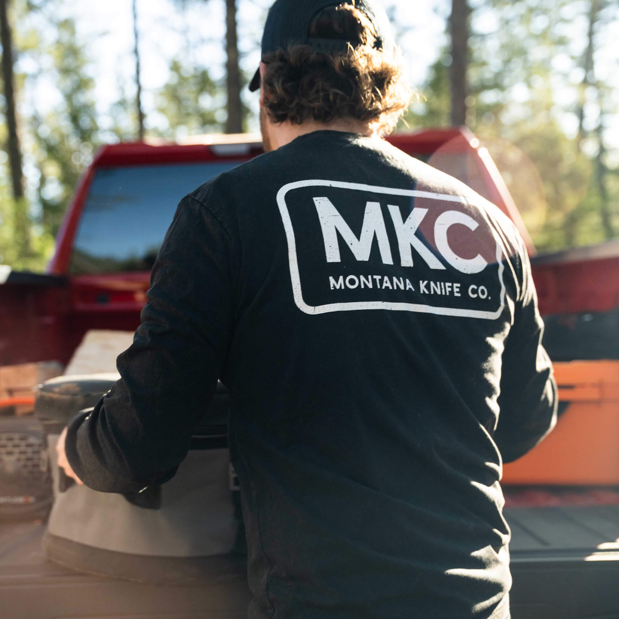 MKC STONEWASH LONG SLEEVE - BLACK