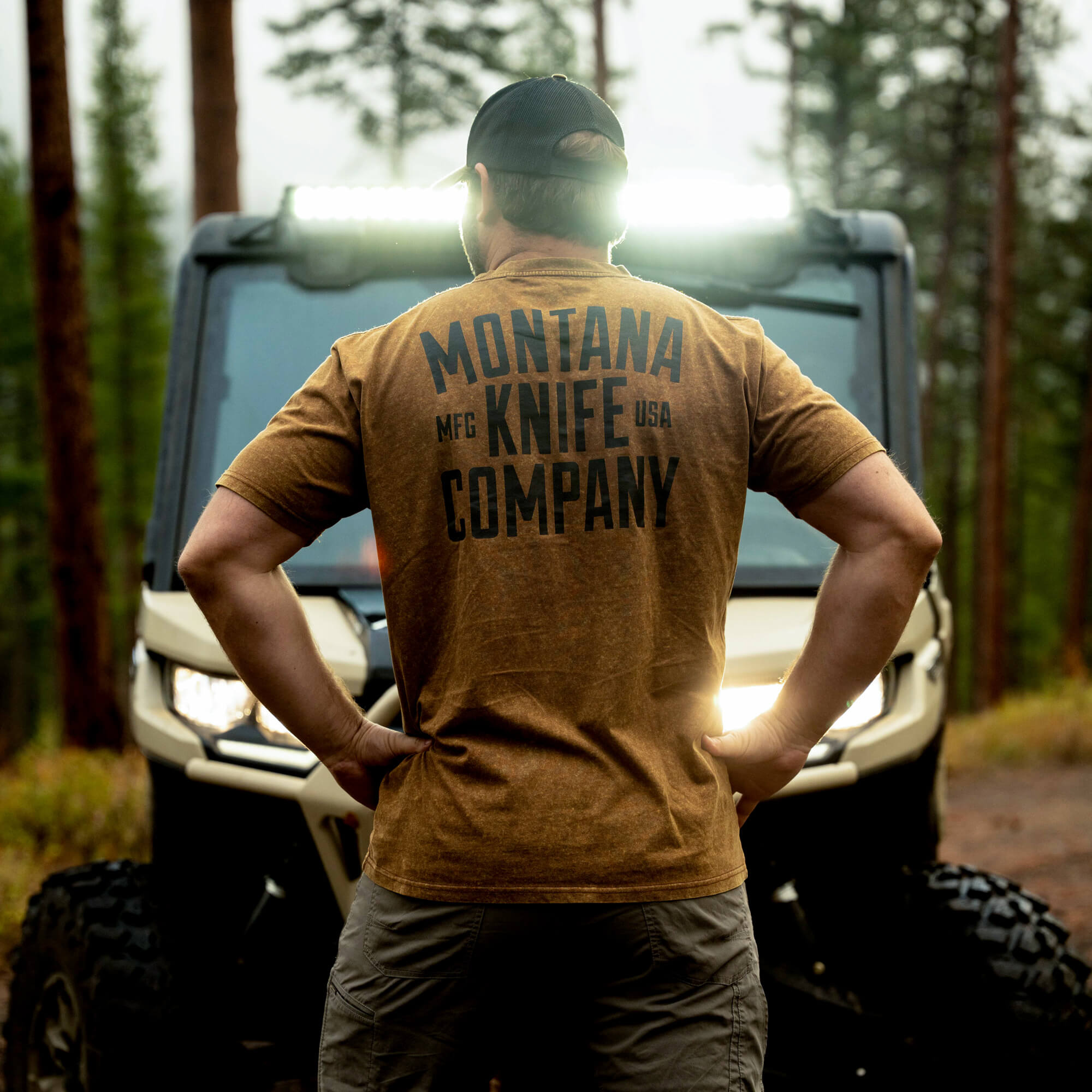 MKC STONEWASH TEE - COYOTE