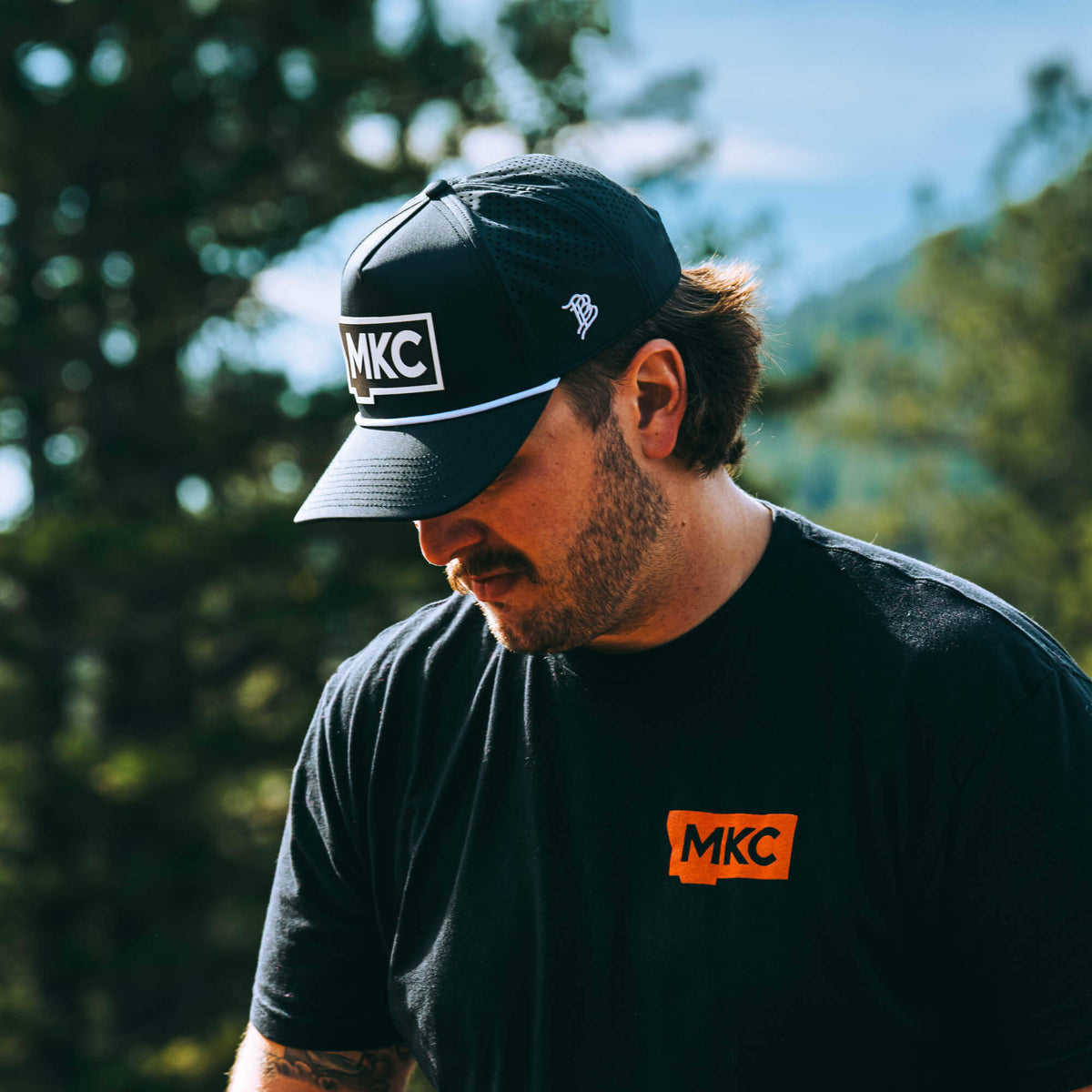 MKC BIG STATE PATCH - ROPE HAT - BLACK
