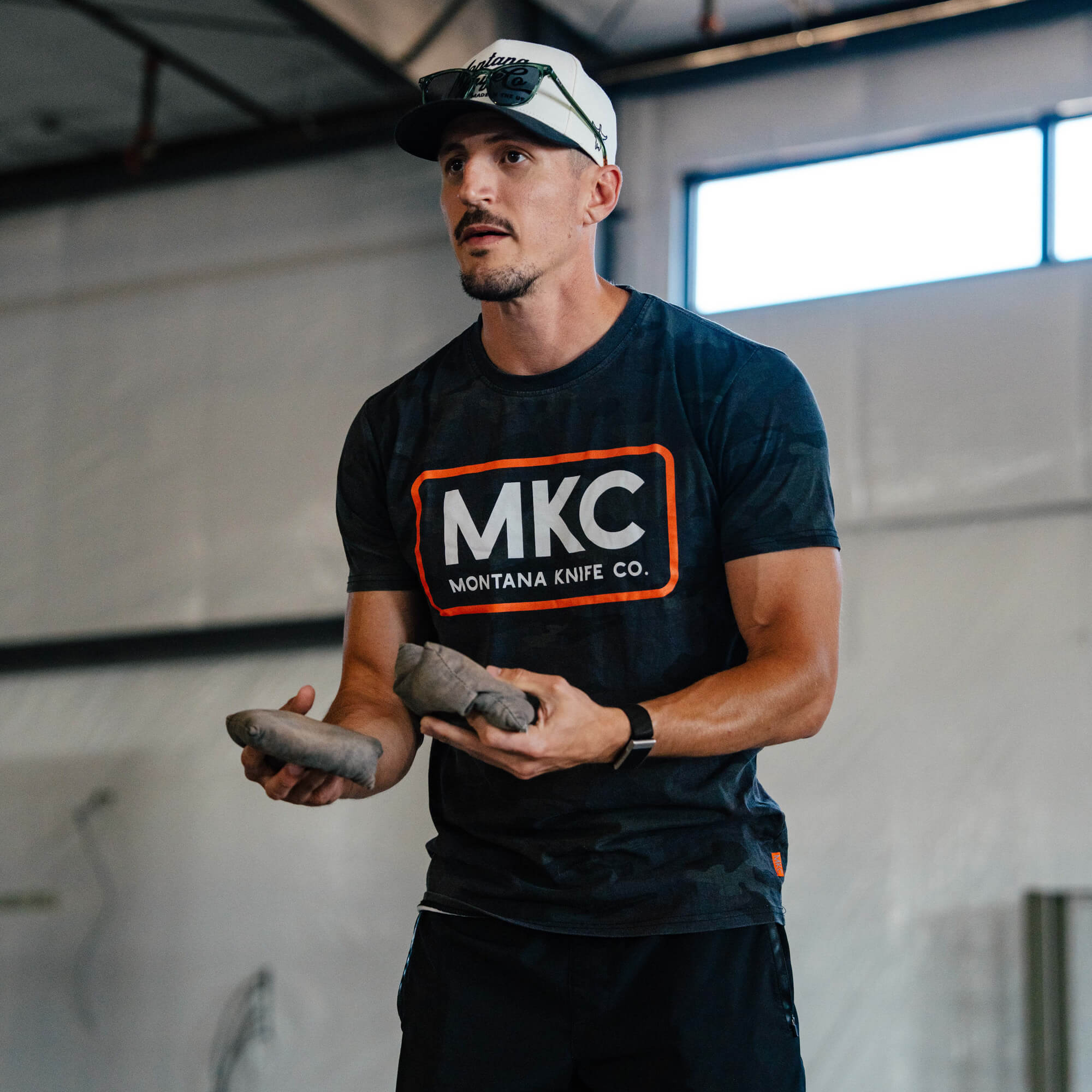 MKC LOGO TEE - DARK WOODLAND CAMO