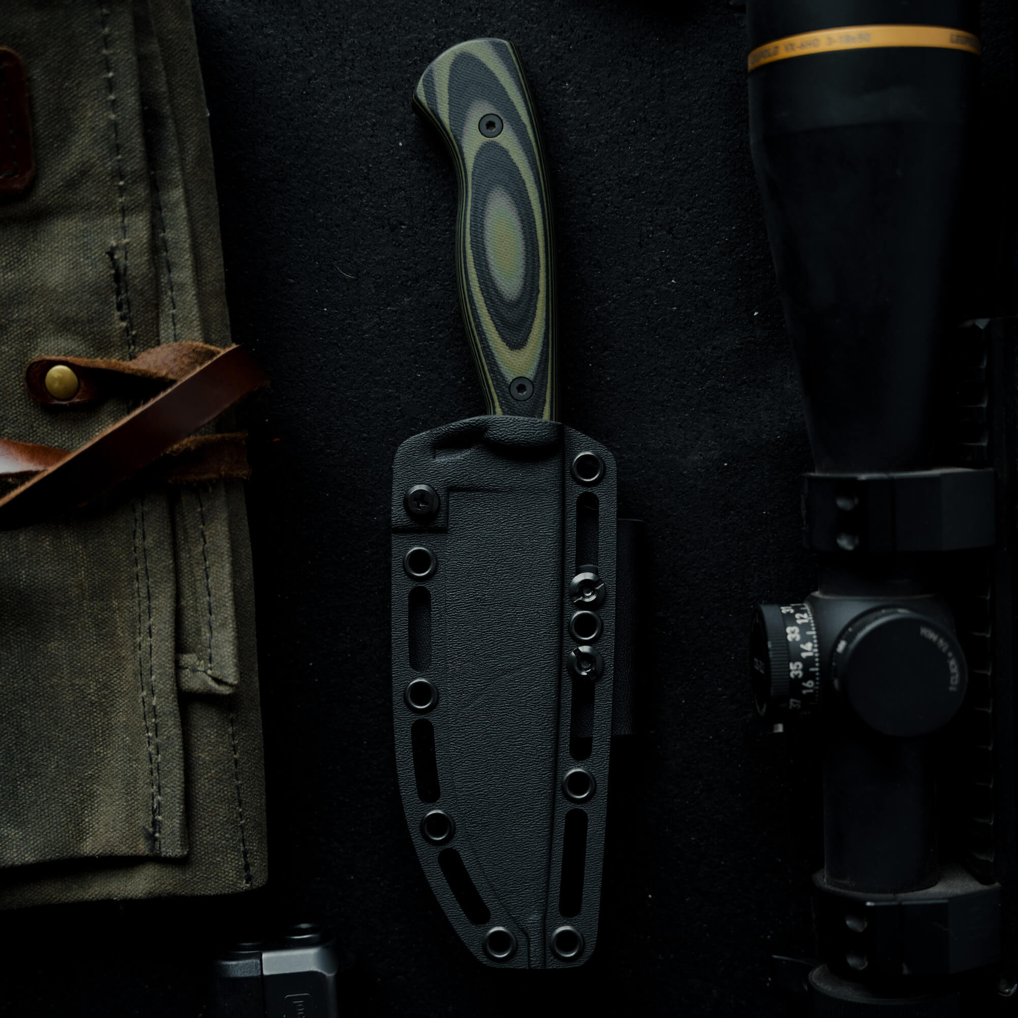 SUPER CUB - DROP POINT HUNTER - GREEN & BLACK