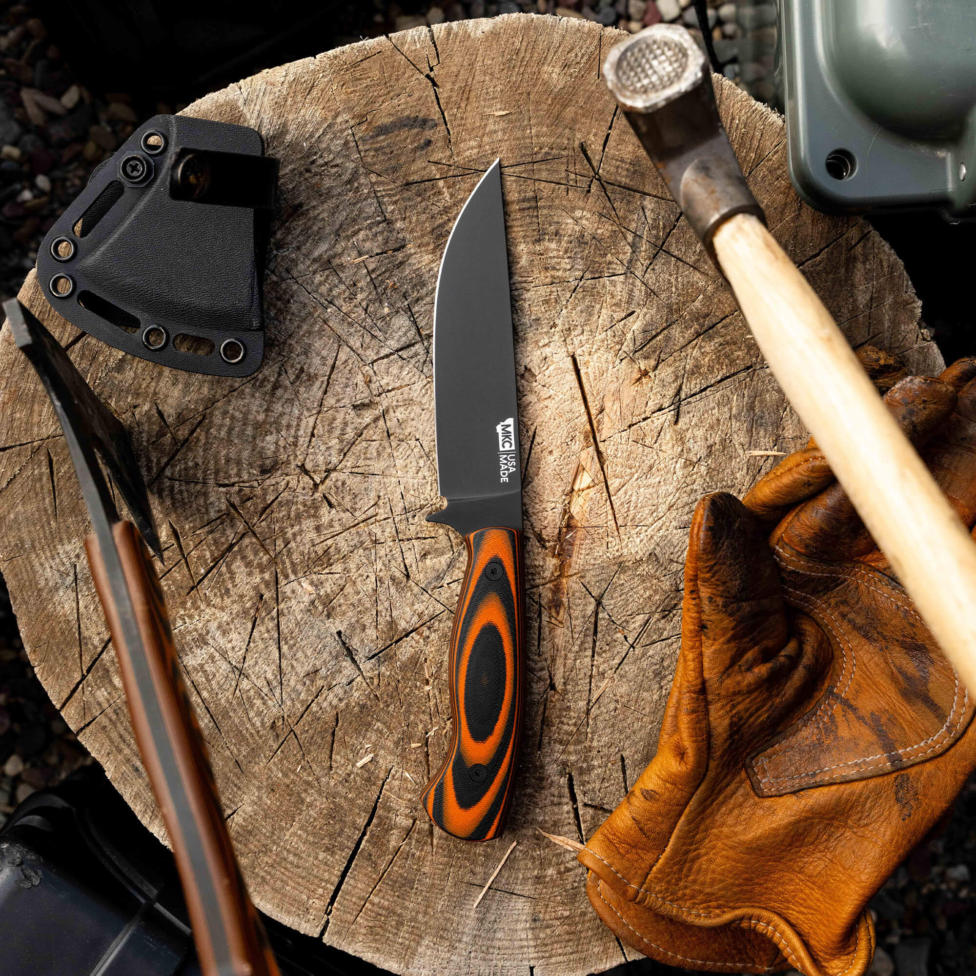 SUPER CUB - DROP POINT HUNTER - ORANGE & BLACK