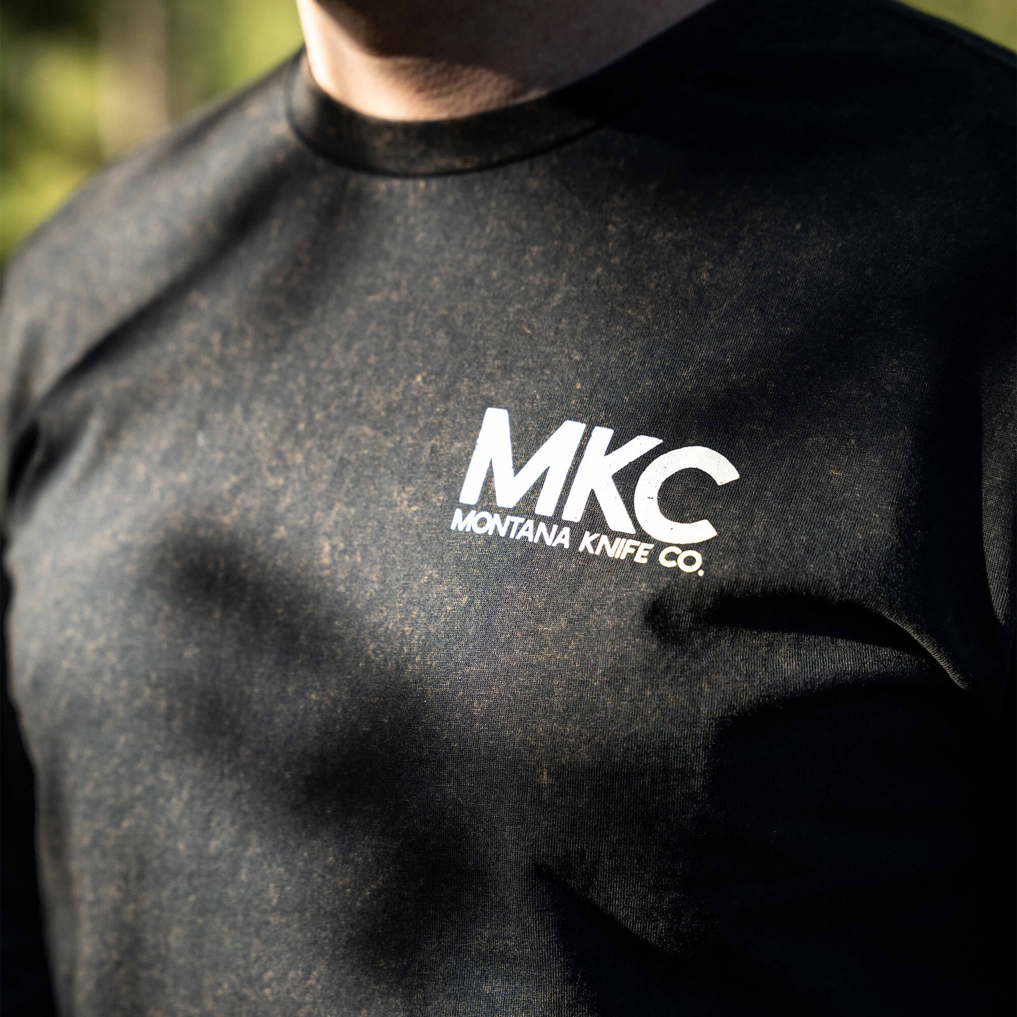 MKC STONEWASH LONG SLEEVE - BLACK