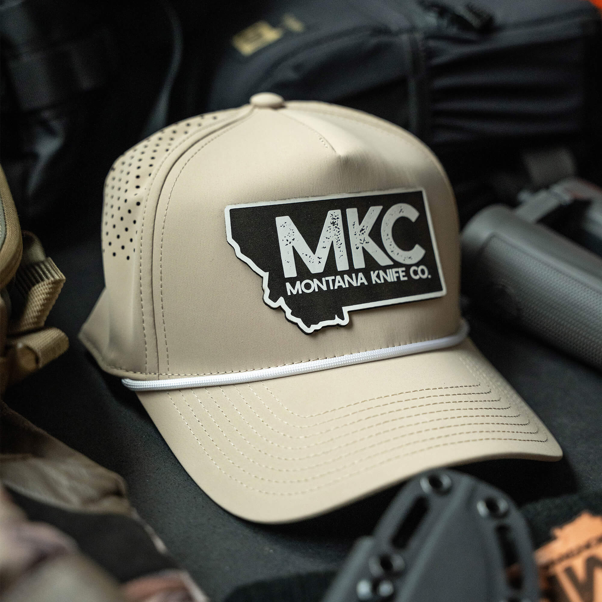 MKC BIG STATE PATCH - ROPE HAT - DESERT