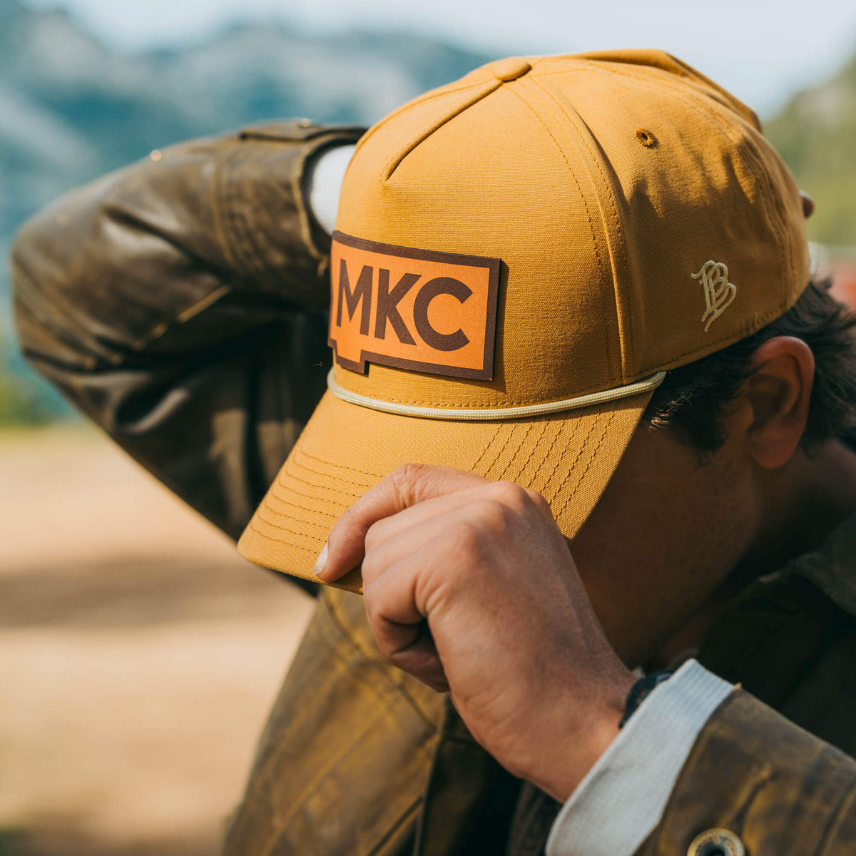 MKC BIG STATE PATCH - ROPE HAT - CANVAS