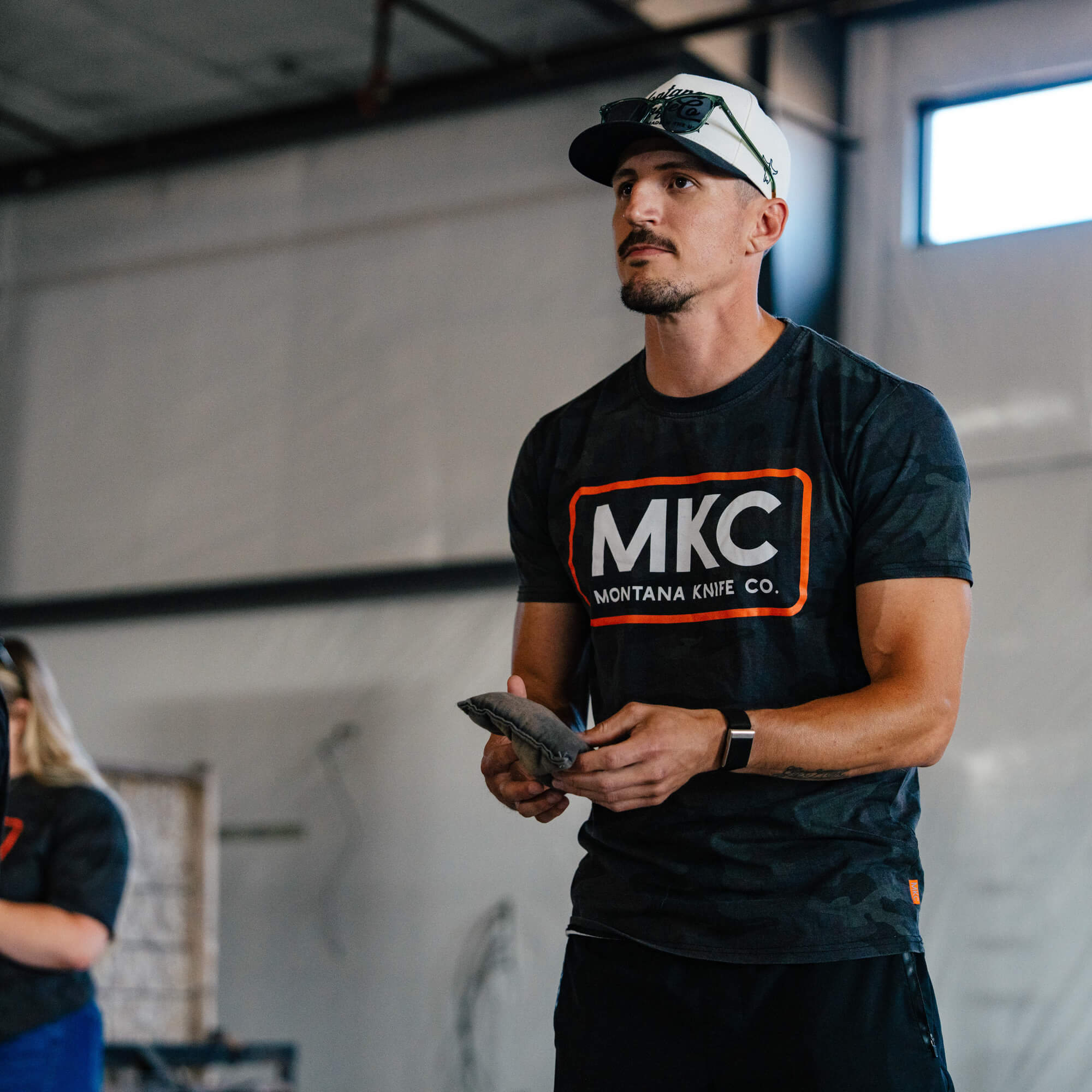 MKC LOGO TEE - DARK WOODLAND CAMO