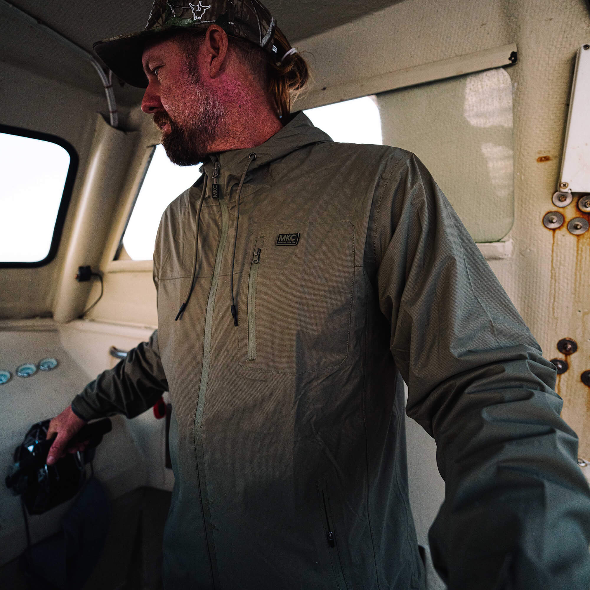 MT. REYNOLDS RAIN JACKET - OLIVE