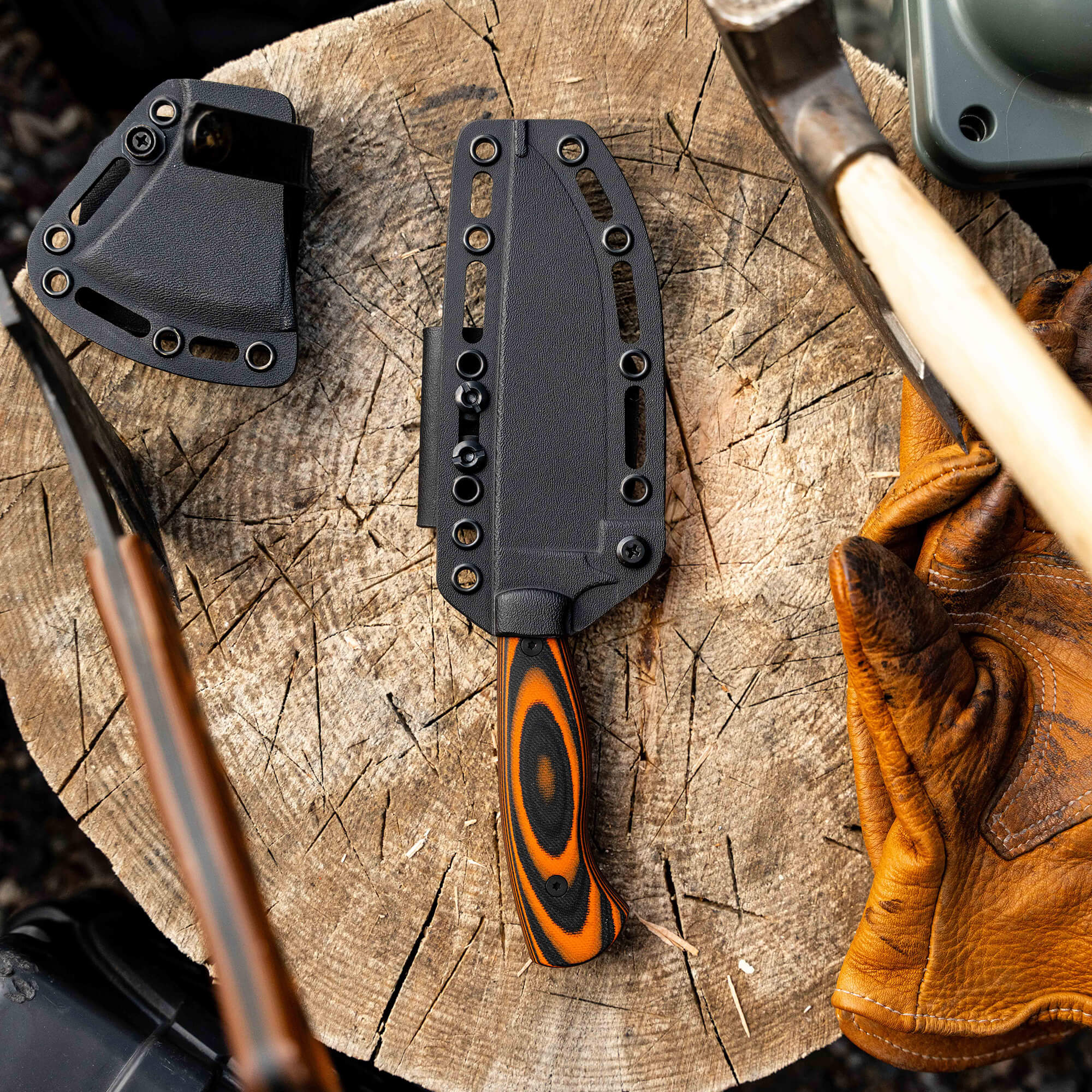 SUPER CUB - DROP POINT HUNTER - ORANGE & BLACK