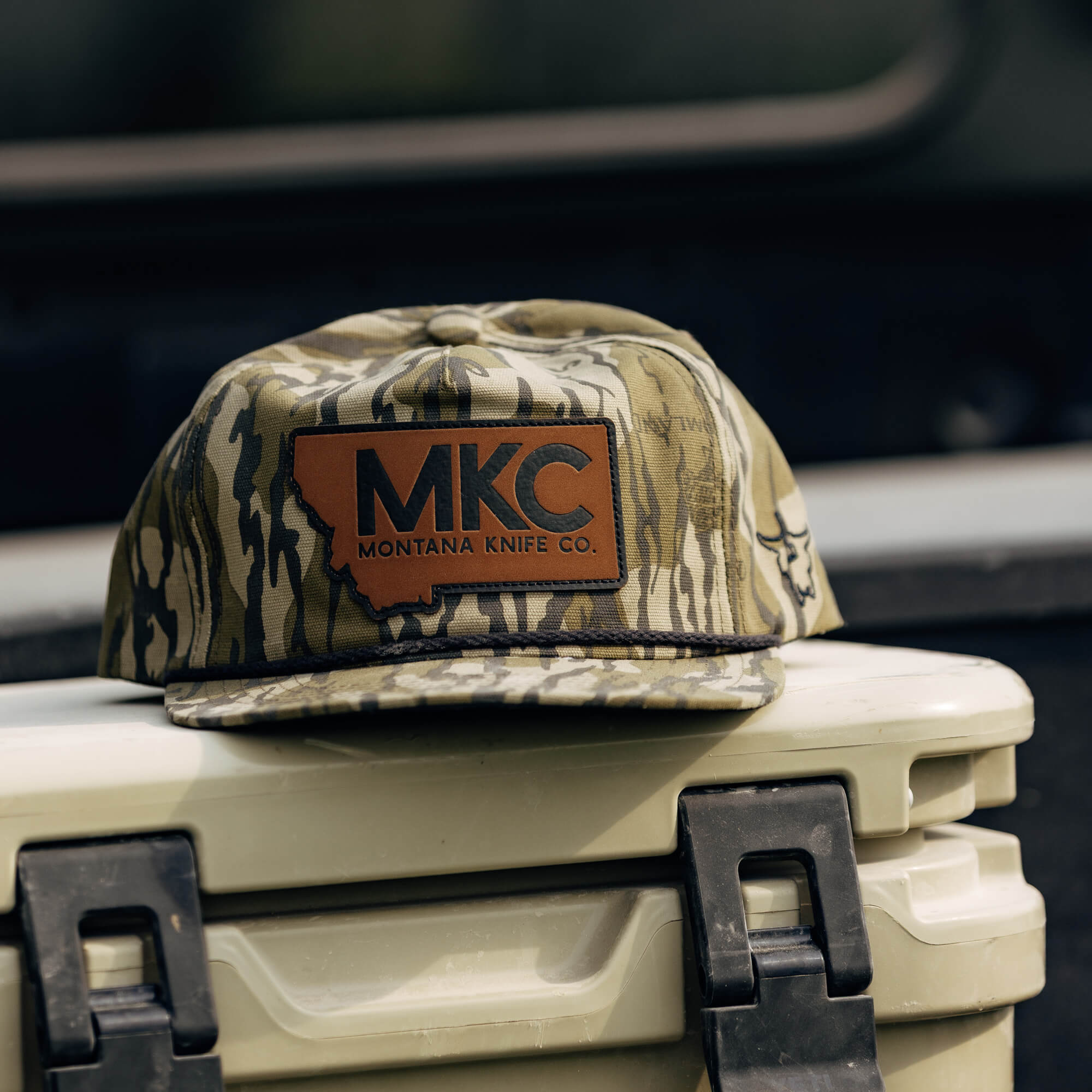 MKC X MOSSY OAK ROPE HAT - BOTTOMLAND