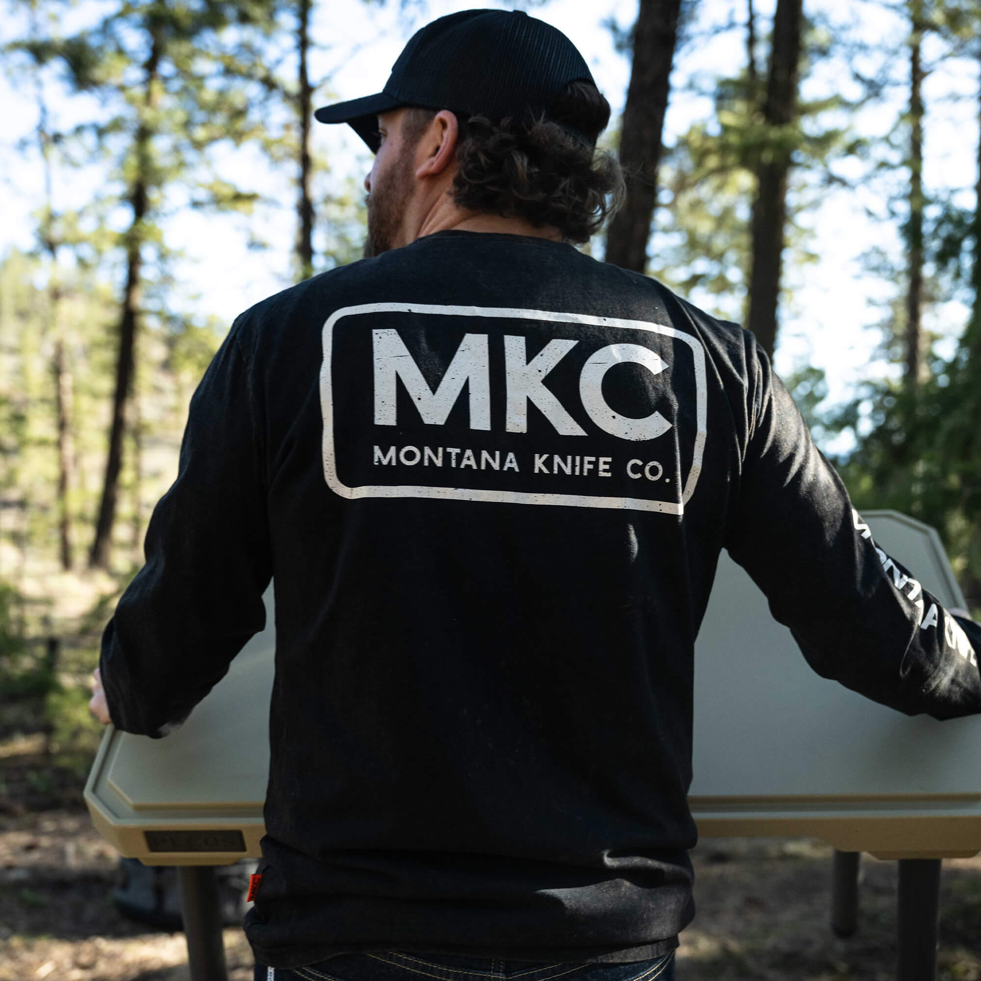 MKC STONEWASH LONG SLEEVE - BLACK