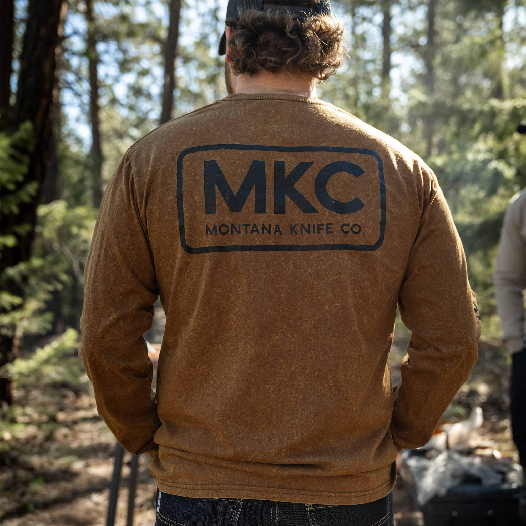 MKC STONEWASH LONG SLEEVE - COYOTE