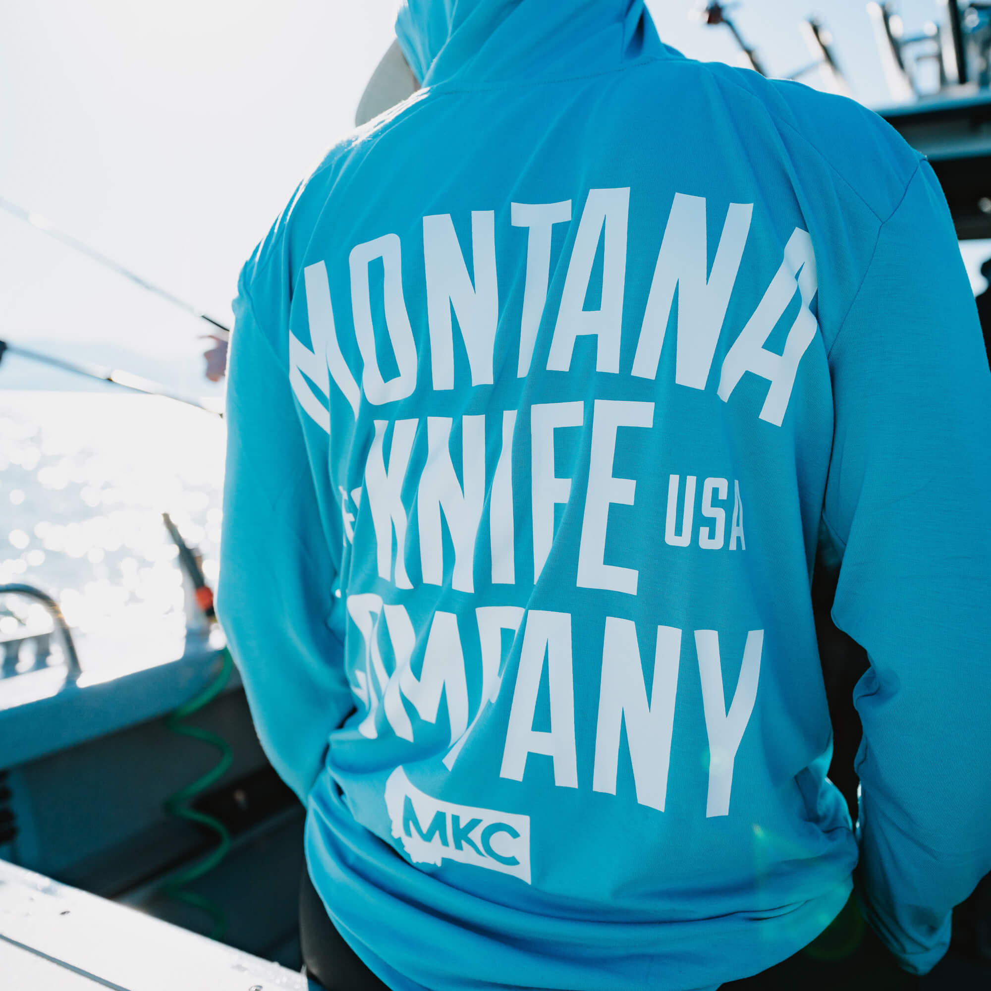 SUN RIVER BAMBOO HOODIE - GLACIER BLUE