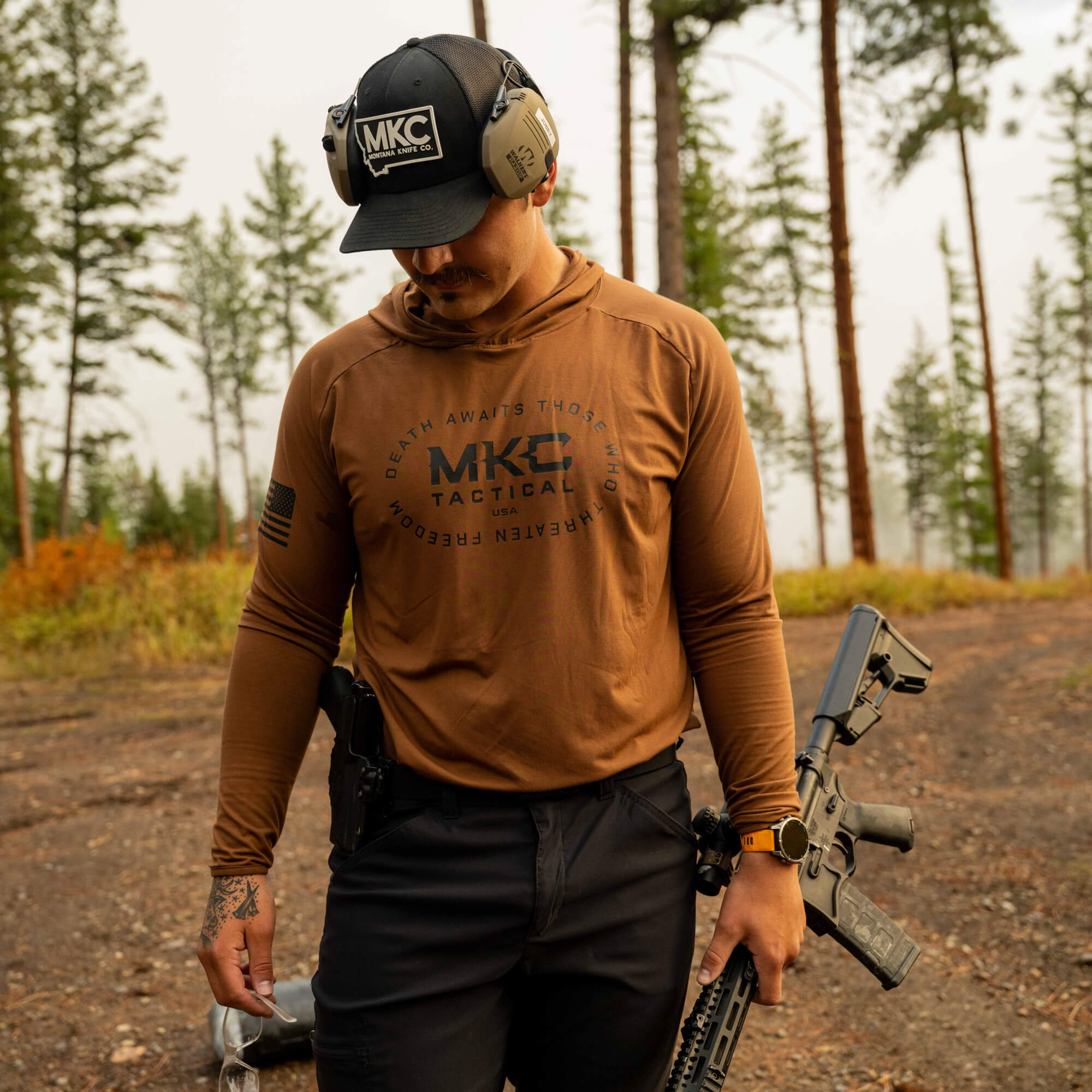 TACTICAL LIGHTWEIGHT BAMBOO HOODIE - COYOTE