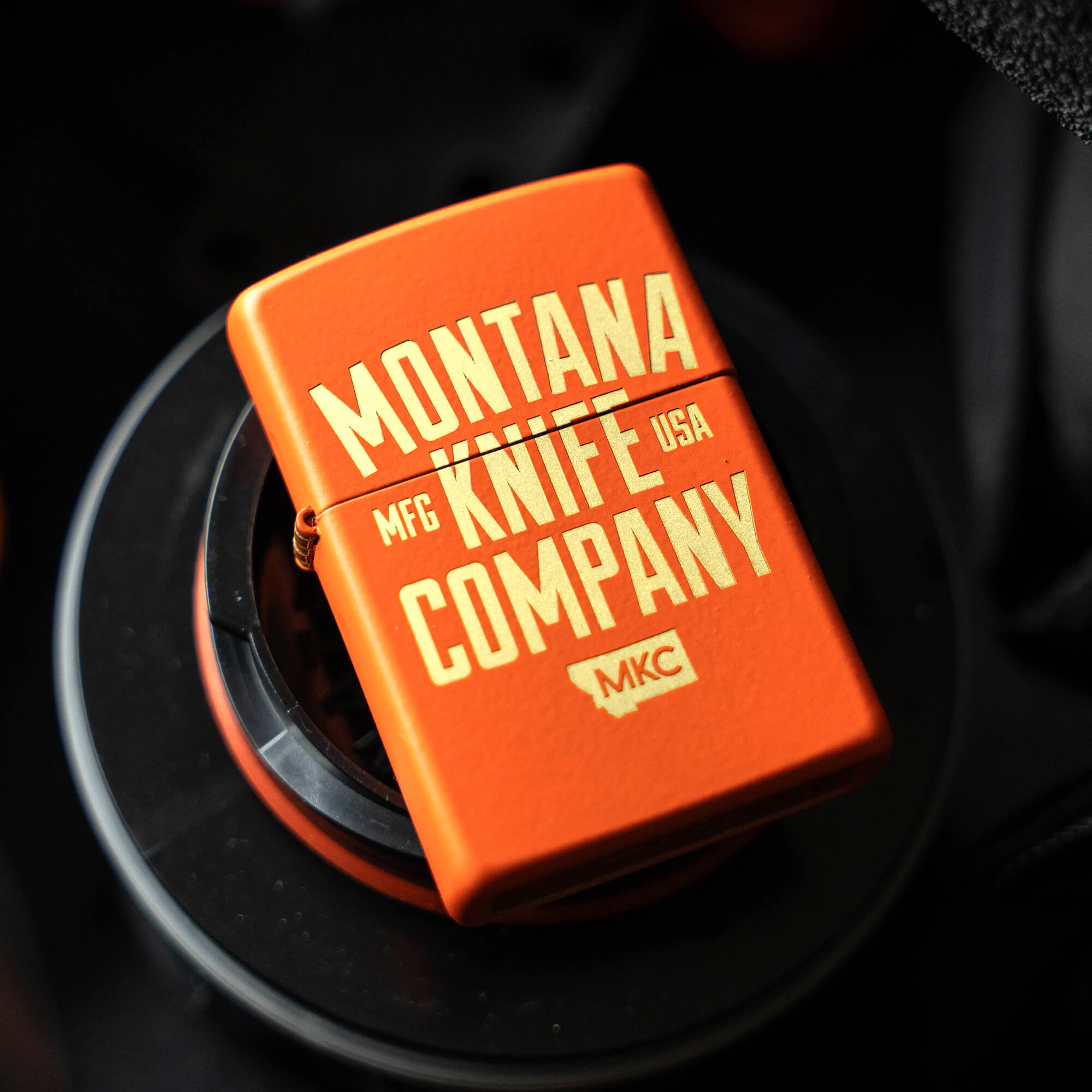 LIMITED EDITION BLAZE ORANGE CERAKOTE - ZIPPO LIGHTER - USA MADE