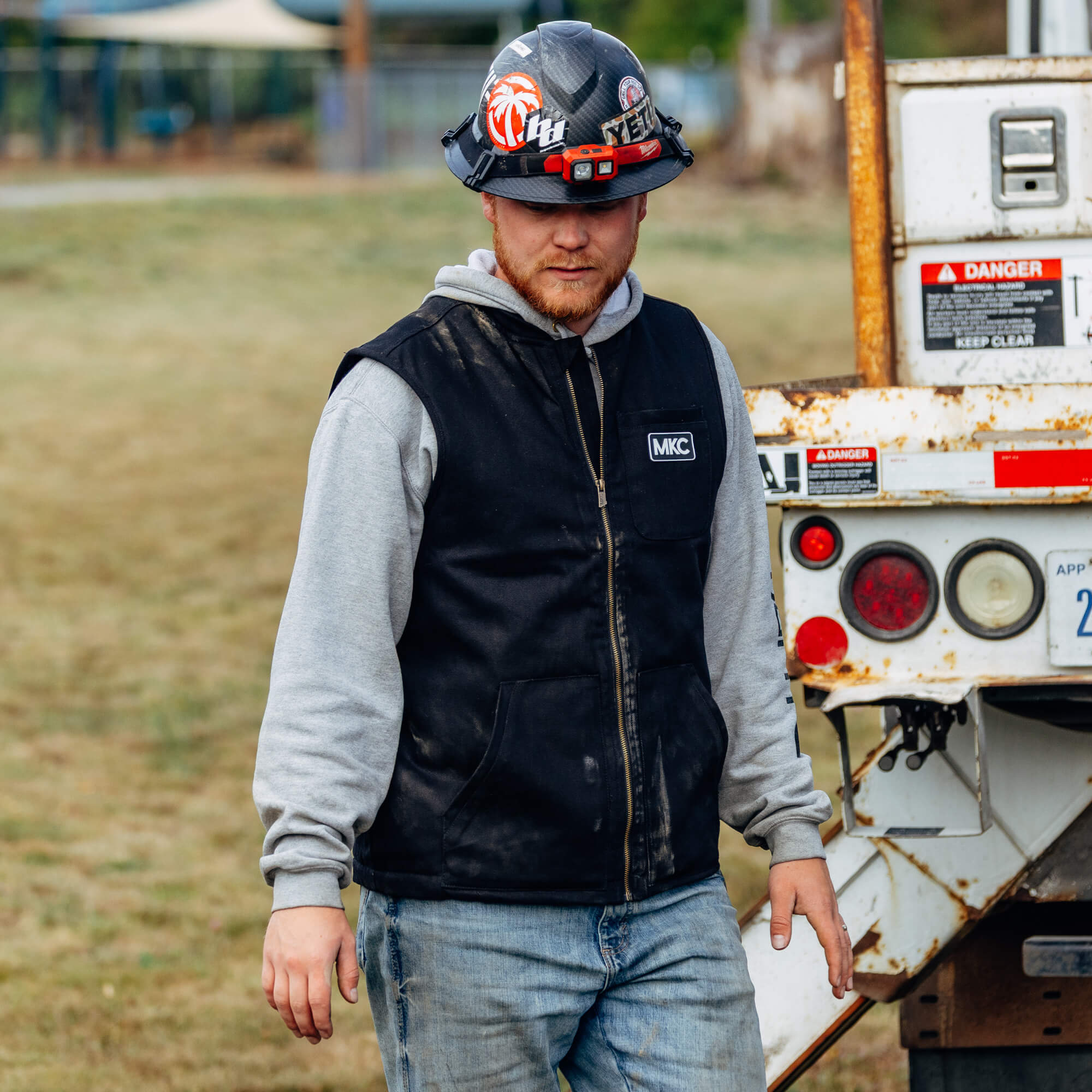 MKC CANVAS WORK VEST - BLACK