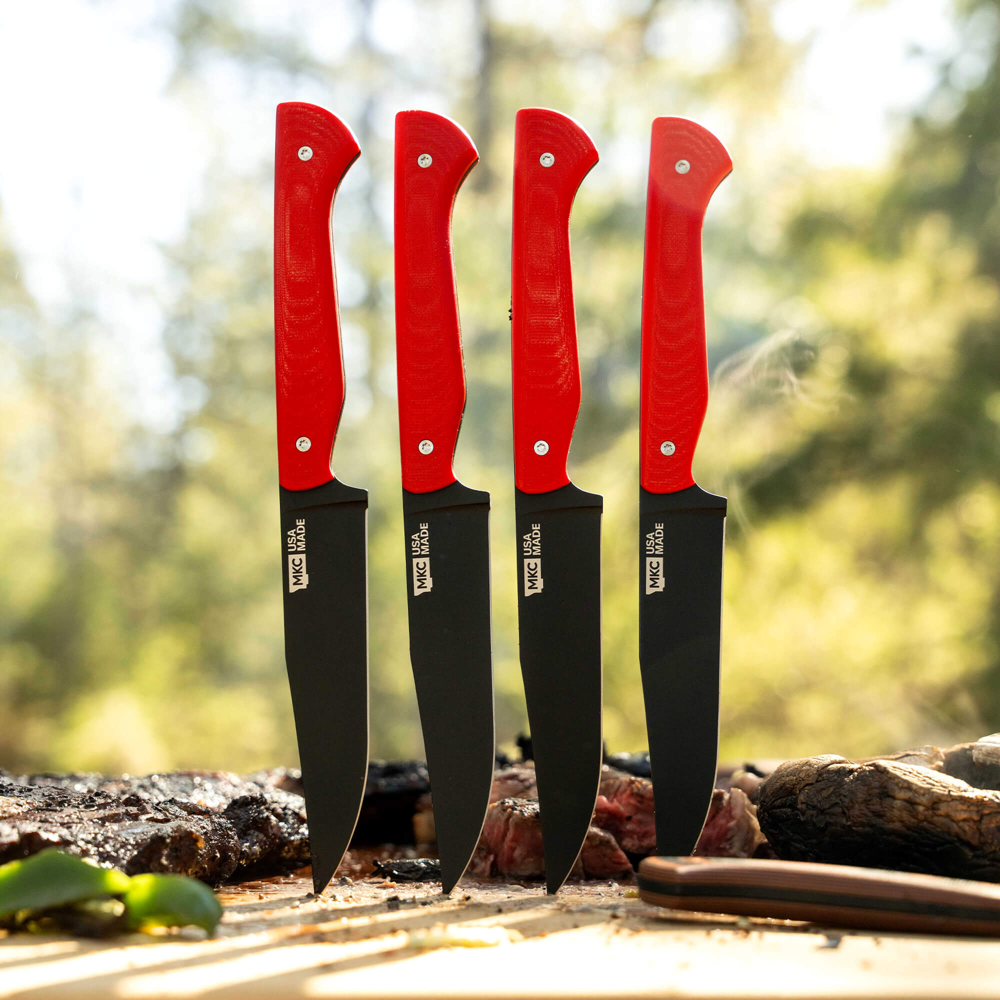 MKC STEAK KNIVES (SET OF 4) - PVD - RED