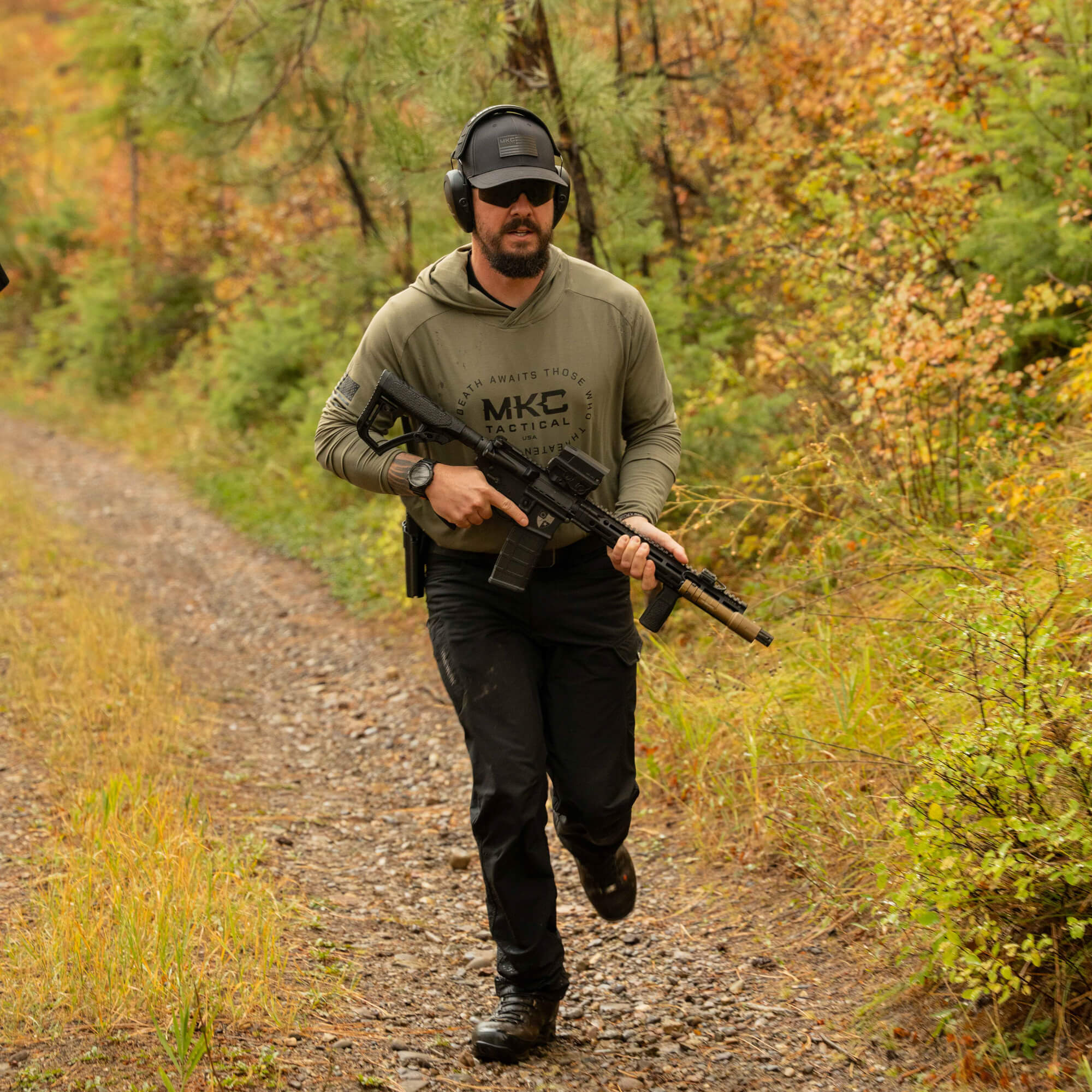 TACTICAL LIGHTWEIGHT BAMBOO HOODIE - OD GREEN