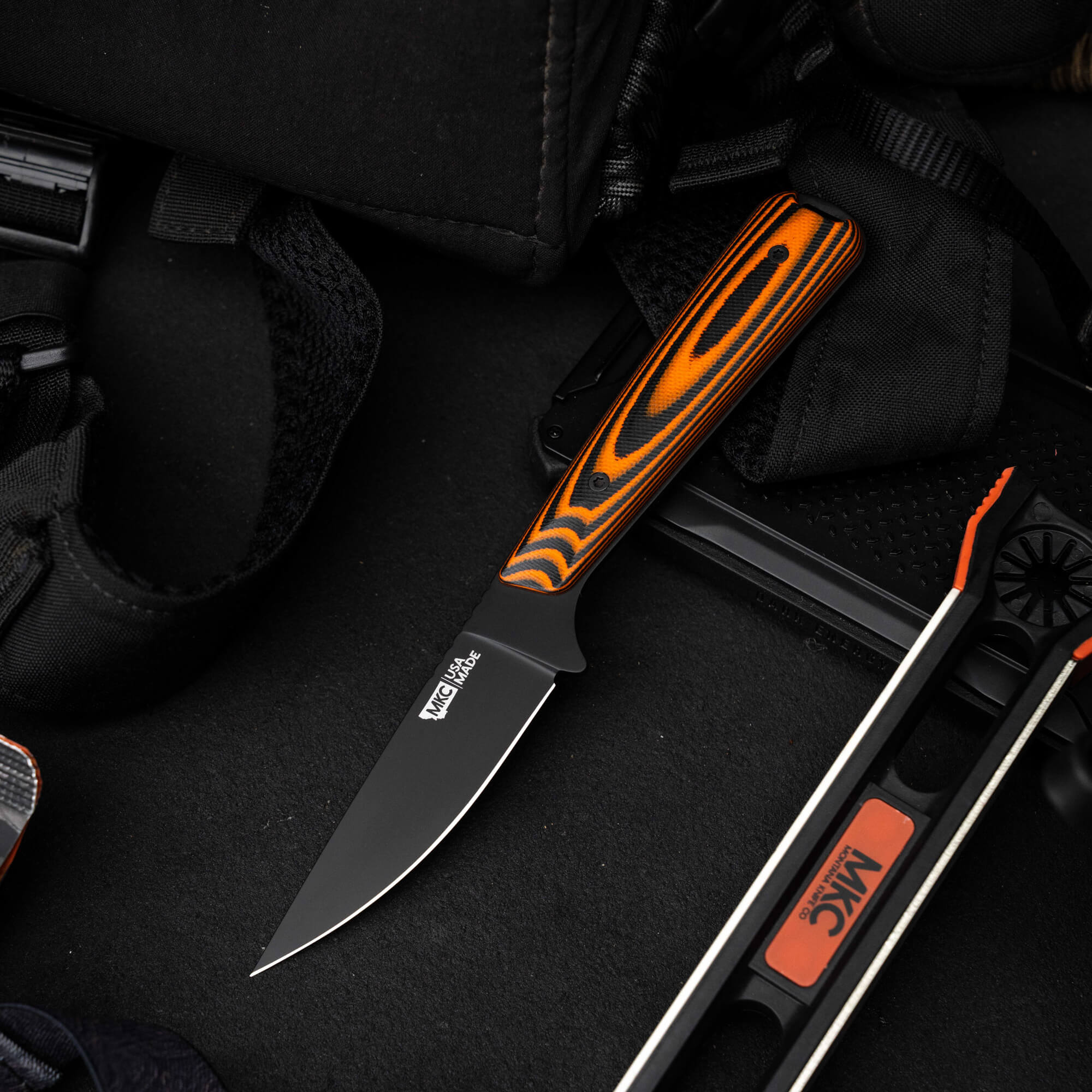 FLATTAIL - PVD - ORANGE & BLACK