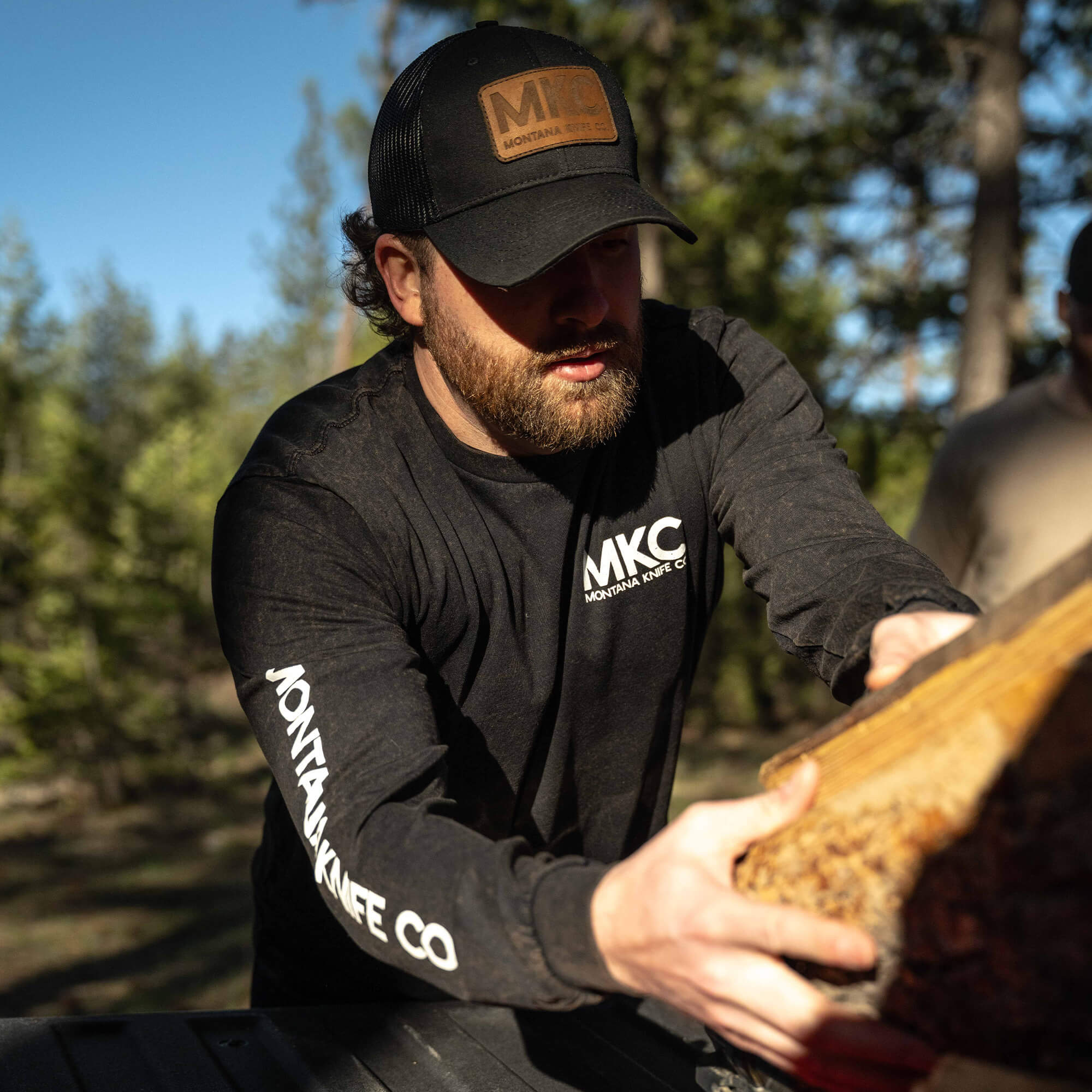 MKC STONEWASH LONG SLEEVE - BLACK