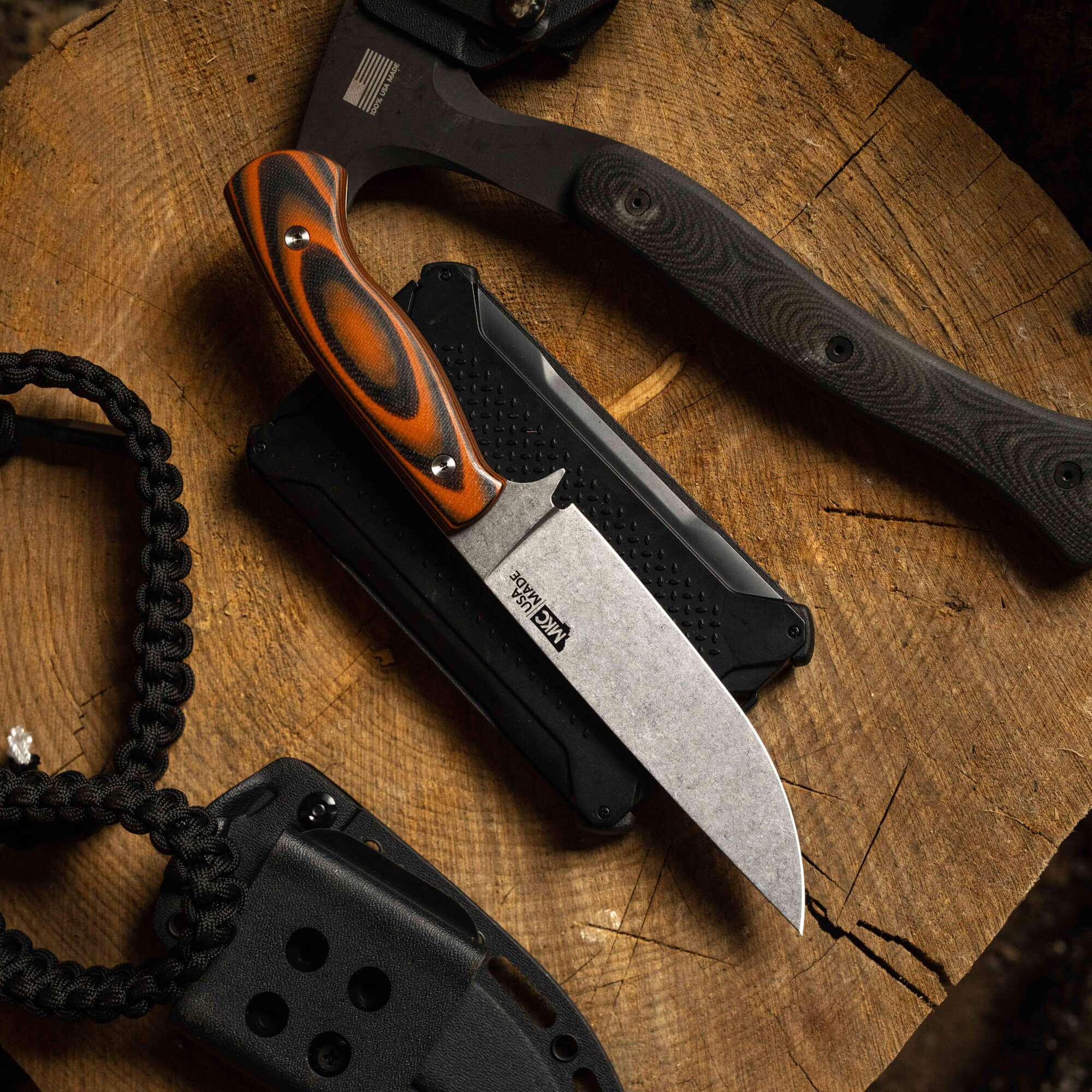 MAGNACUT SUPER CUB - DROP POINT HUNTER - ORANGE & BLACK