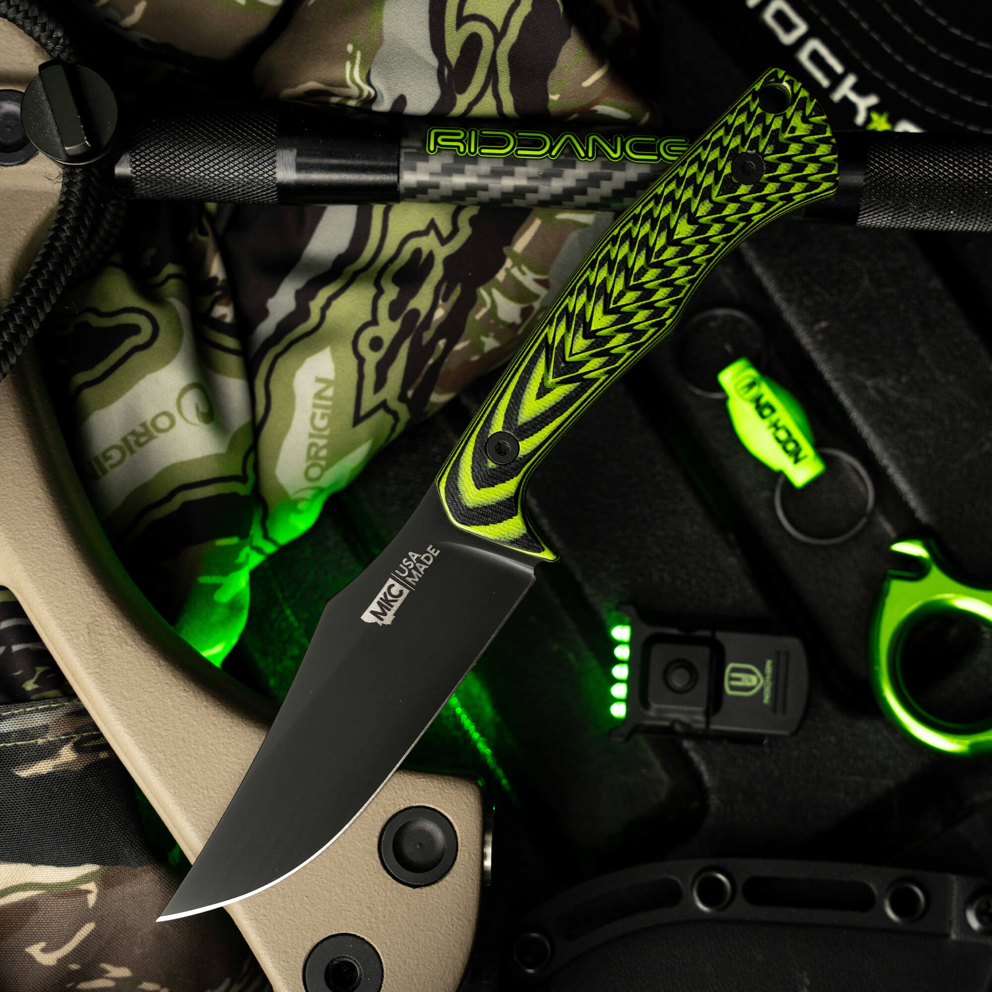 TRIUMPH PRO - NOCK ON NEON GREEN & BLACK